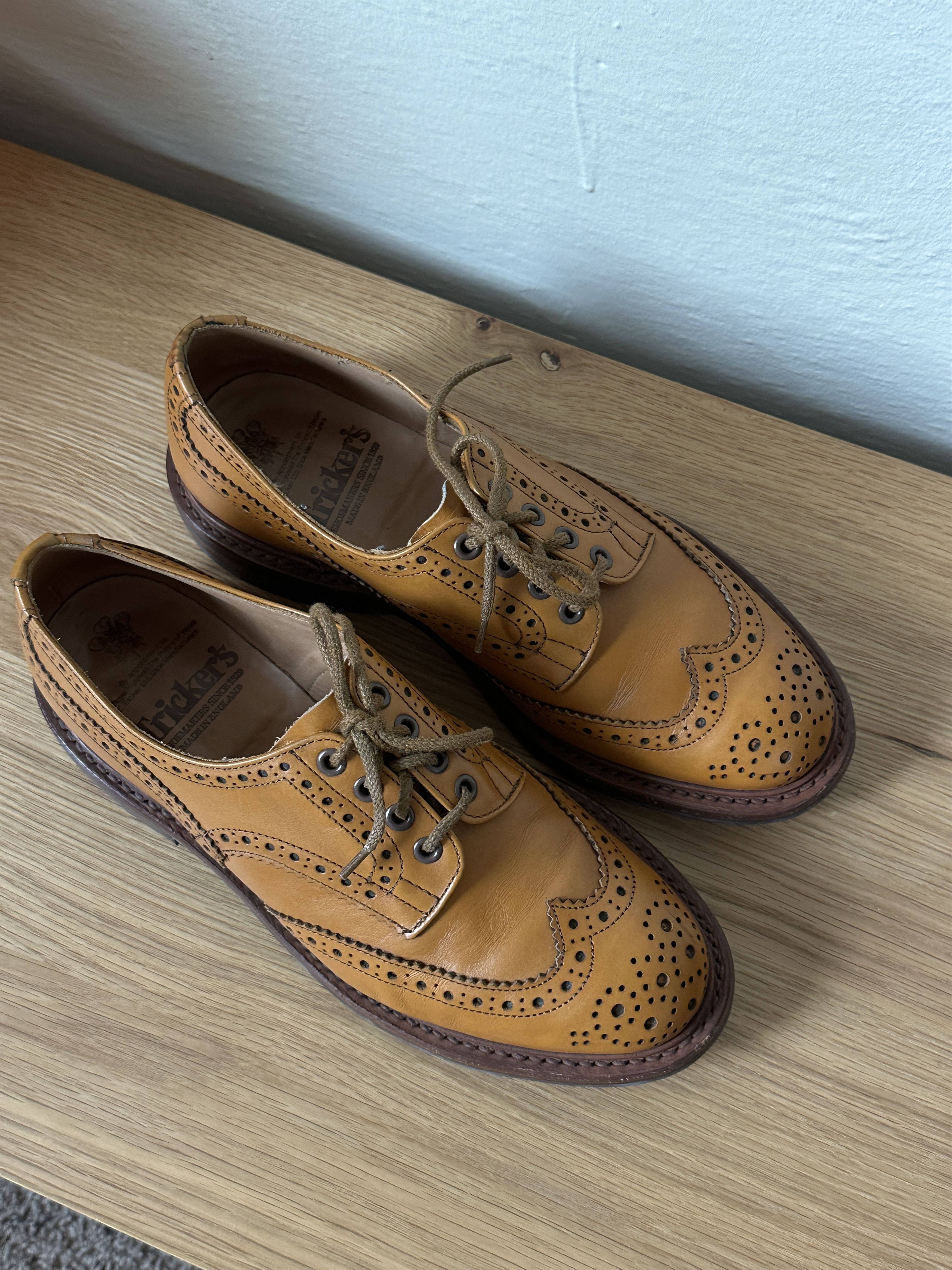 Tricker's Bourton Country Shoe in Acorn Antique Size US 9 / EU 42 - 7 Thumbnail