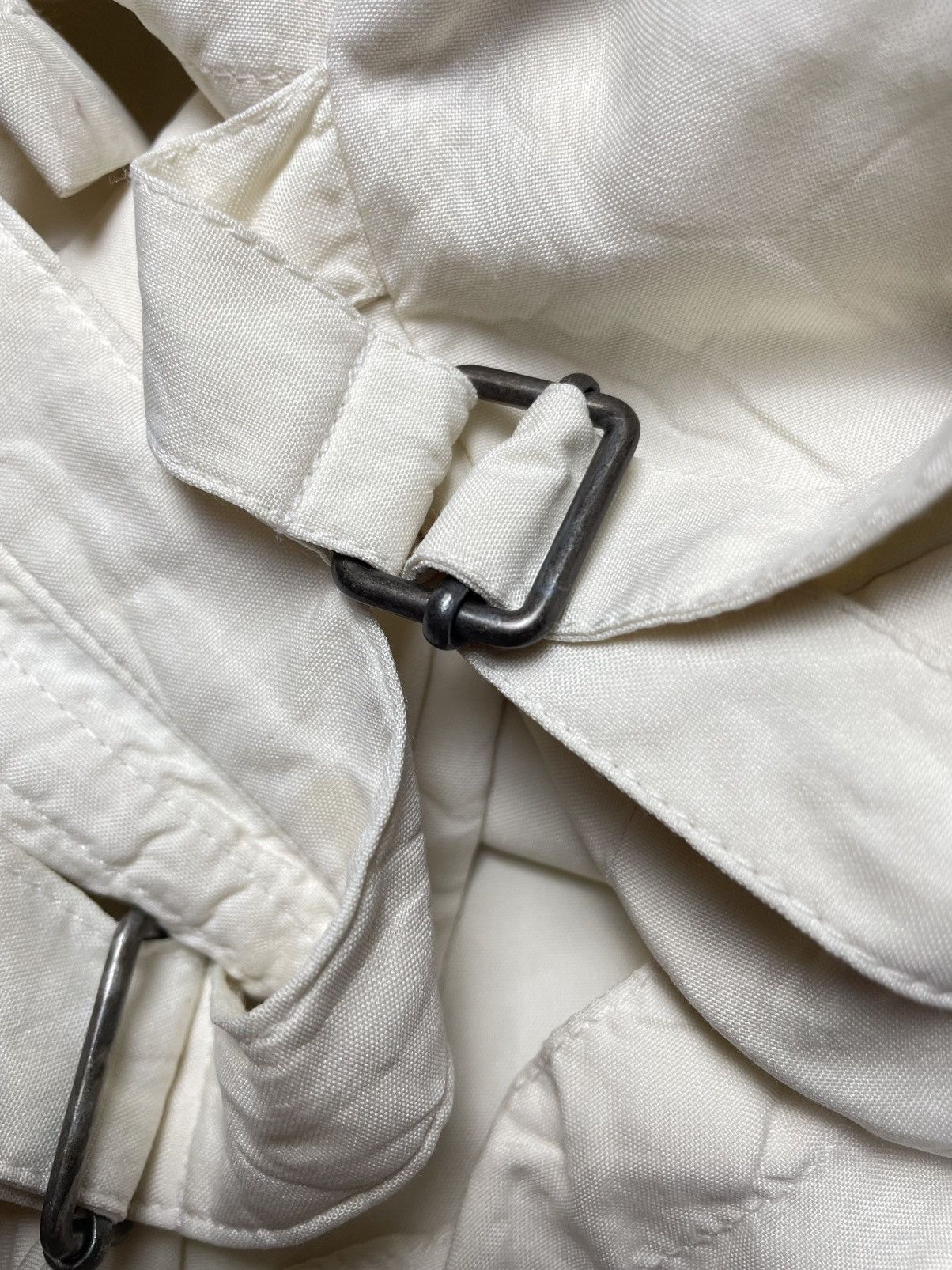 Ann Demeulemeester Ann Demeulemeester Silk Cargo Bondage Pants Size US 32 / EU 48 - 16 Thumbnail