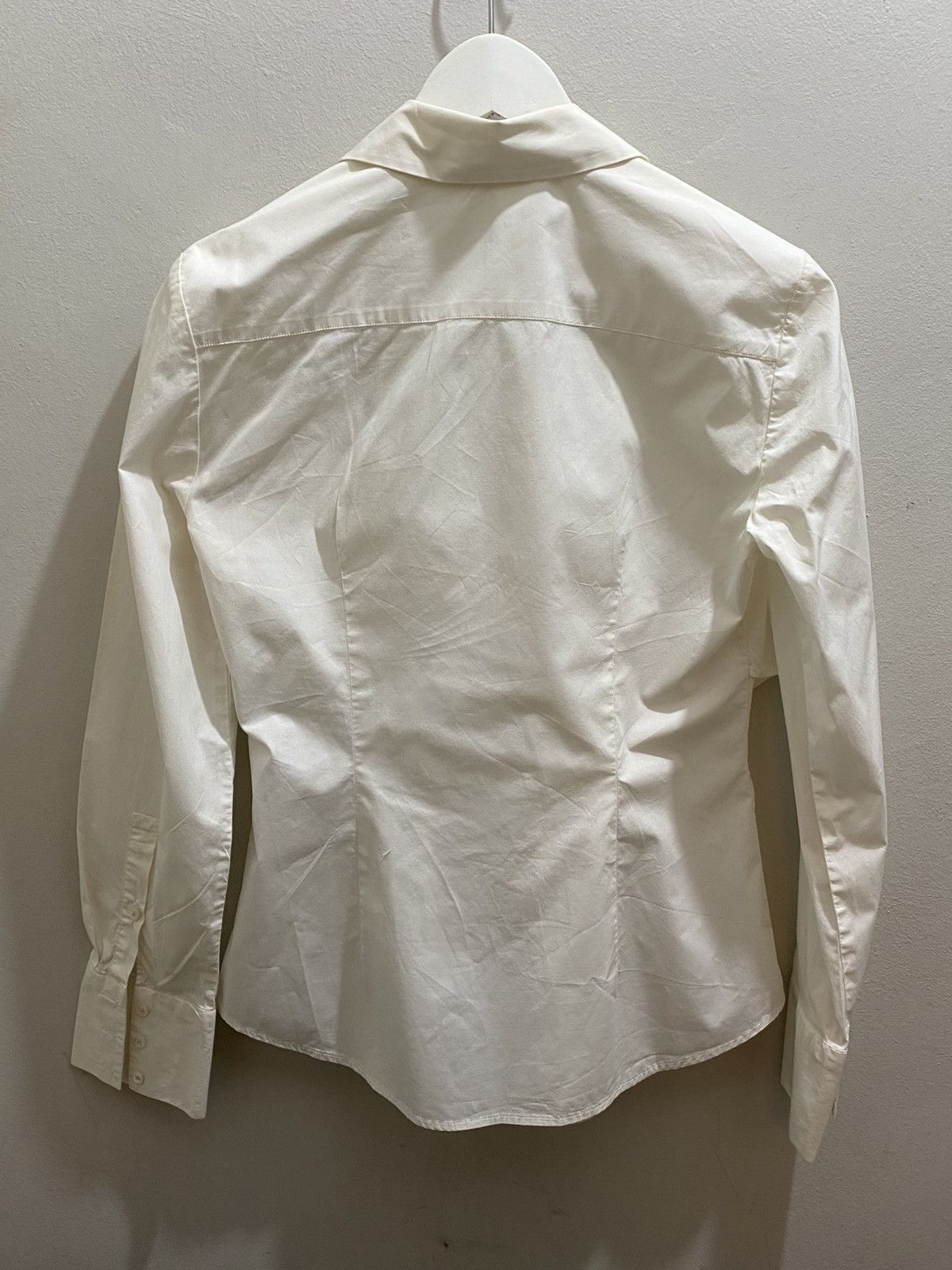 Marella MARELLA WHITE COTTON SHIRT Size M / US 6-8 / IT 42-44 - 3 Thumbnail