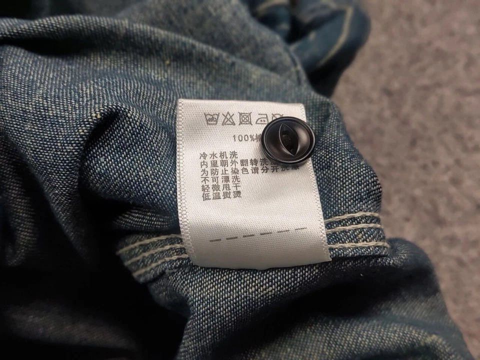 Japanese Brand Non Stock Flyer Japan Wabash Vent Hole Vintage Work Shirt Size US L / EU 52-54 / 3 - 16 Thumbnail