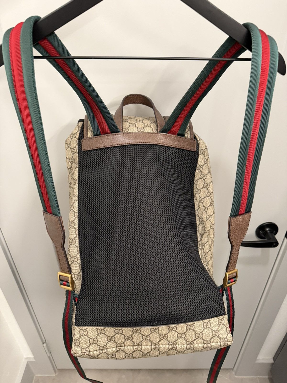 Gucci Gucci GG Supreme Canvas Backpack Size ONE SIZE - 2 Thumbnail