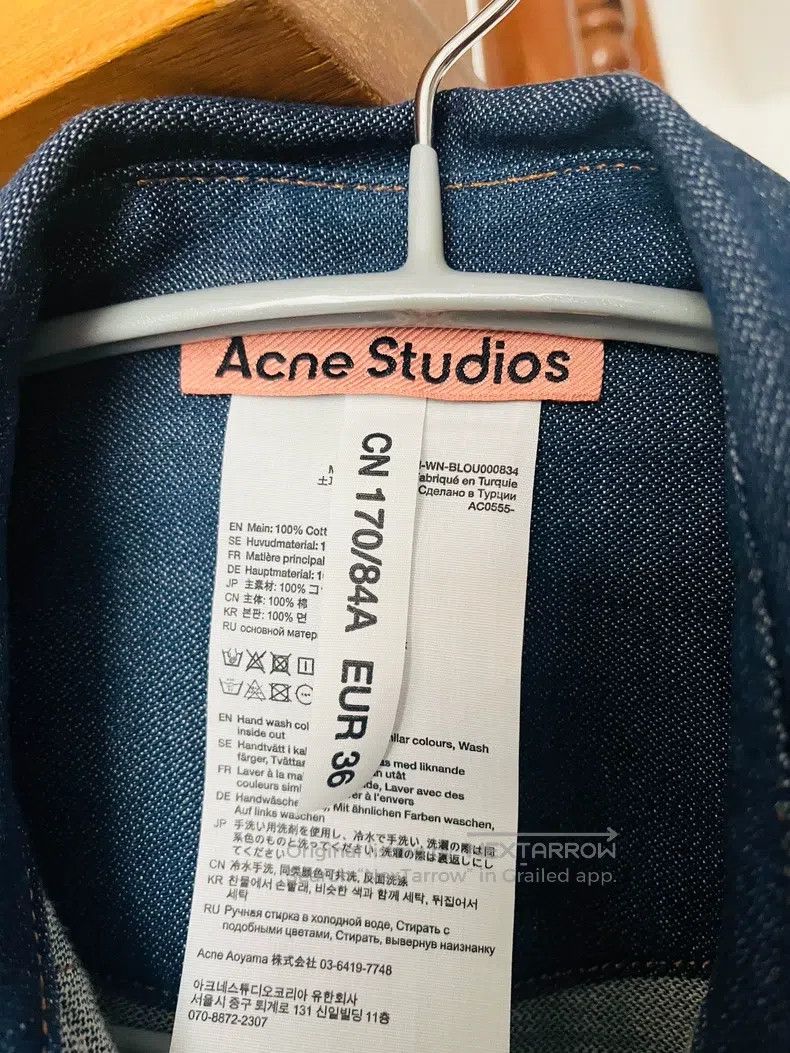 Acne Studios Acne Studios Denim Shirt Size XS / US 0-2 / IT 36-38 - 2 Thumbnail