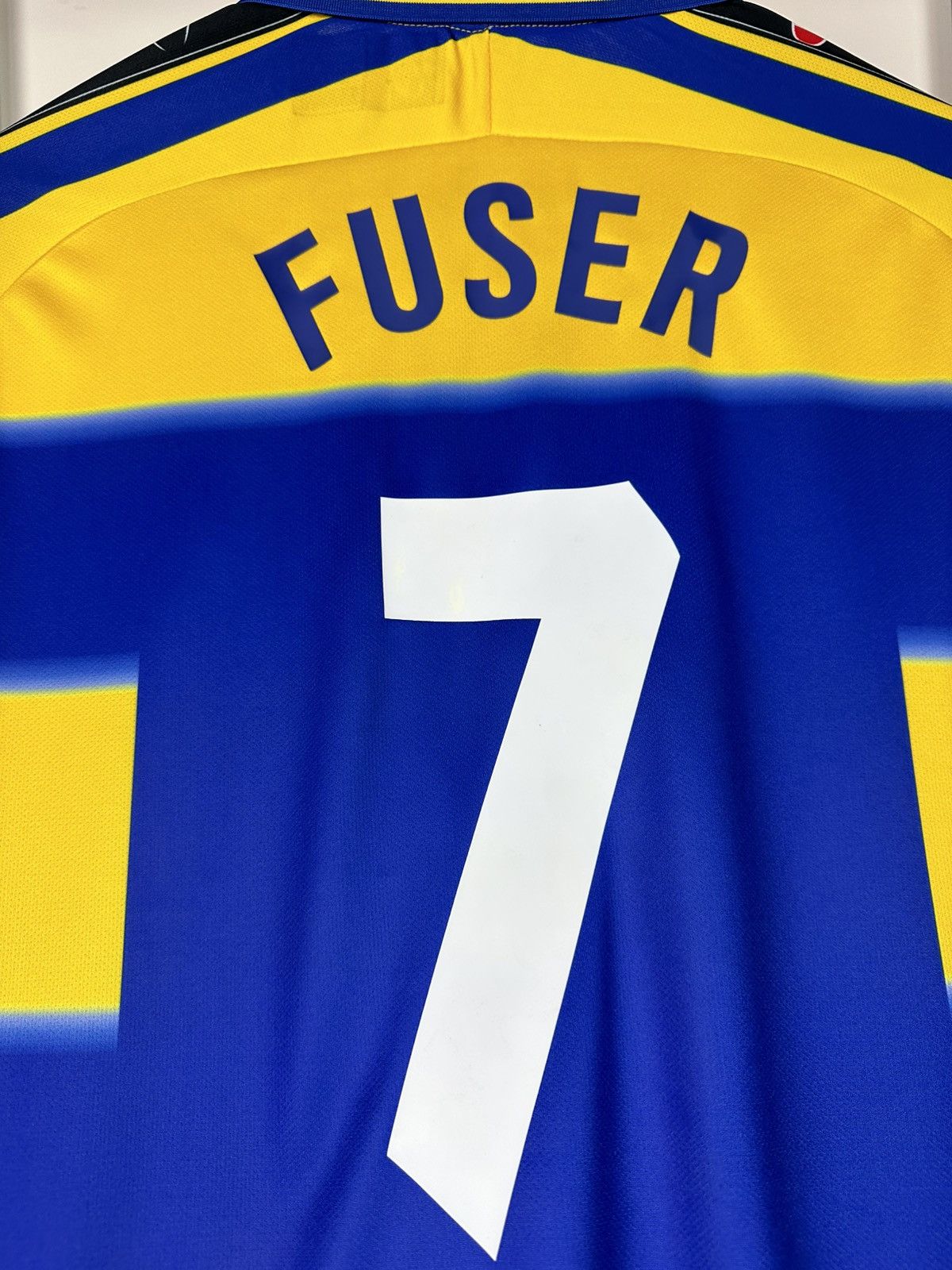 Champion AC Parma #7 Fuser 1999-00 Home Jersey Football Shirt Soccer Size US XXL / EU 58 / 5 - 17 Thumbnail
