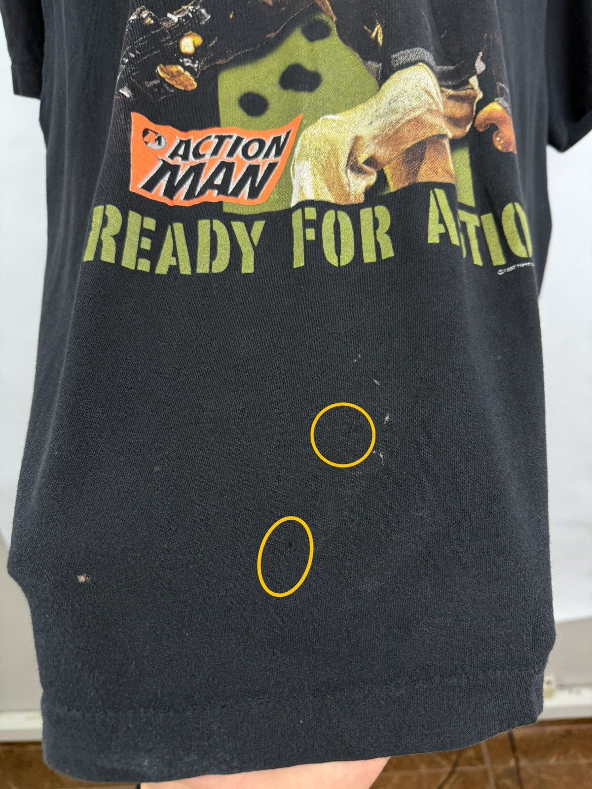 Fruit Of The Loom 🇺🇸 Vintage 1997 Action Man Military Soldier Figurine T-Shirt Size US L / EU 52-54 / 3 - 15 Thumbnail