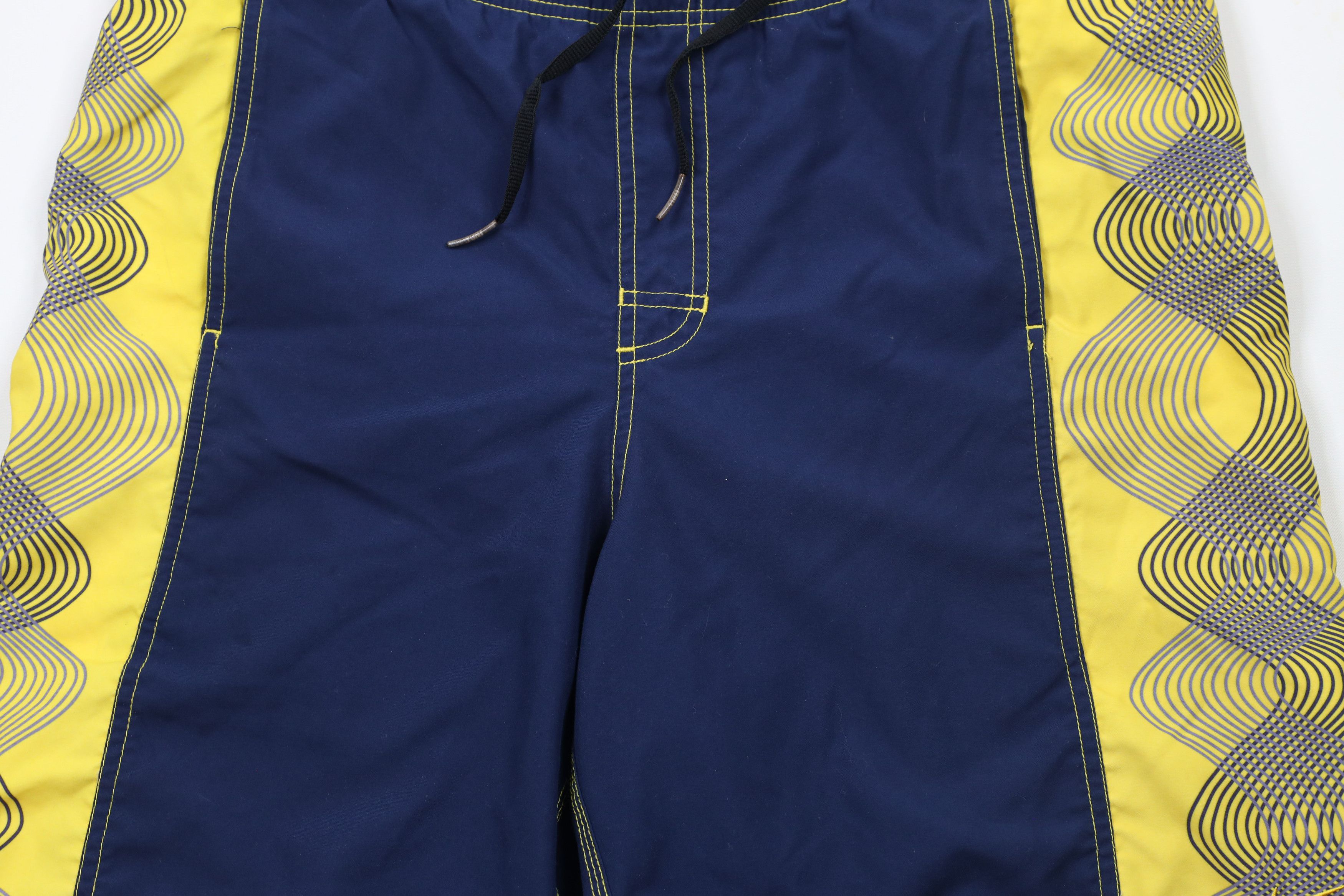 Nike × Vintage Vintage Nike Mini Swoosh Abstract Lined Shorts Swim Trunks Size US 32 / EU 48 - 3 Thumbnail