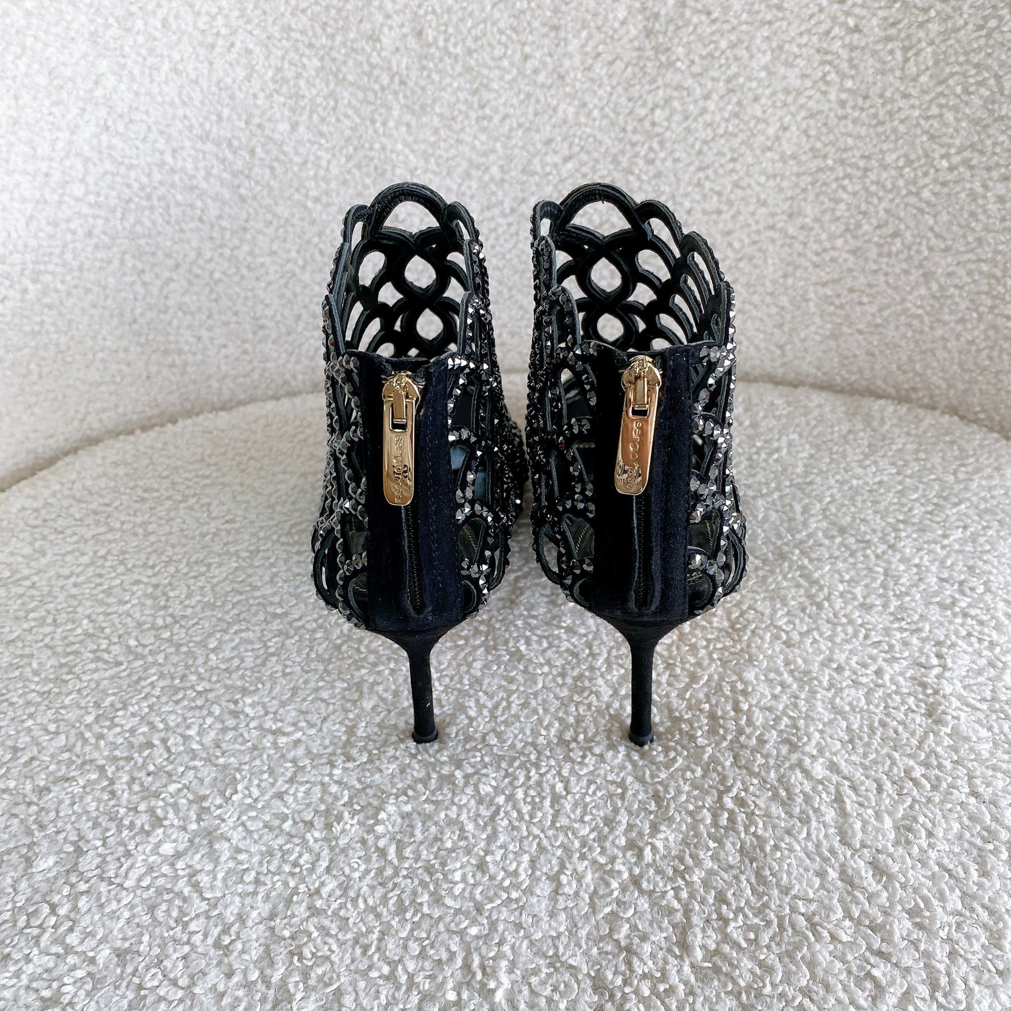 Sergio Rossi Sergio Rossi Women's Black High Heels 36.5 Size US 6 / IT 36 - 5 Thumbnail