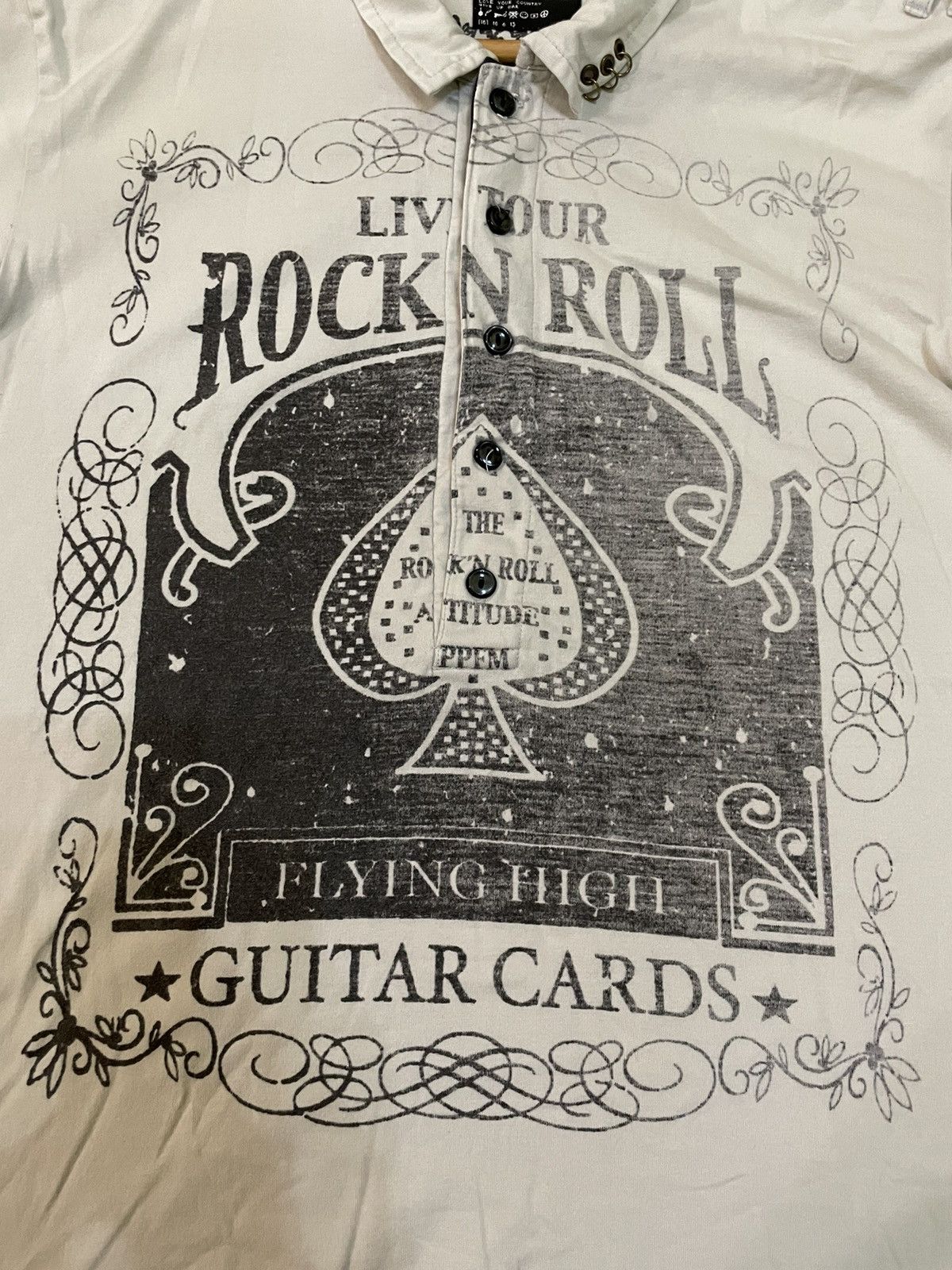 PPFM PPFM Rock and Roll Polo Tee Size US XS / EU 42 / 0 - 4 Thumbnail