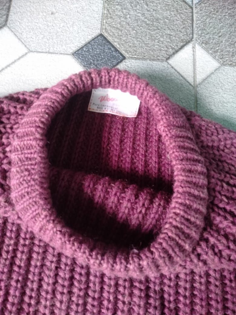 Designer × Vintage Woolen Lambswool Sweater Made in engkand Size US XXL / EU 58 / 5 - 5 Thumbnail