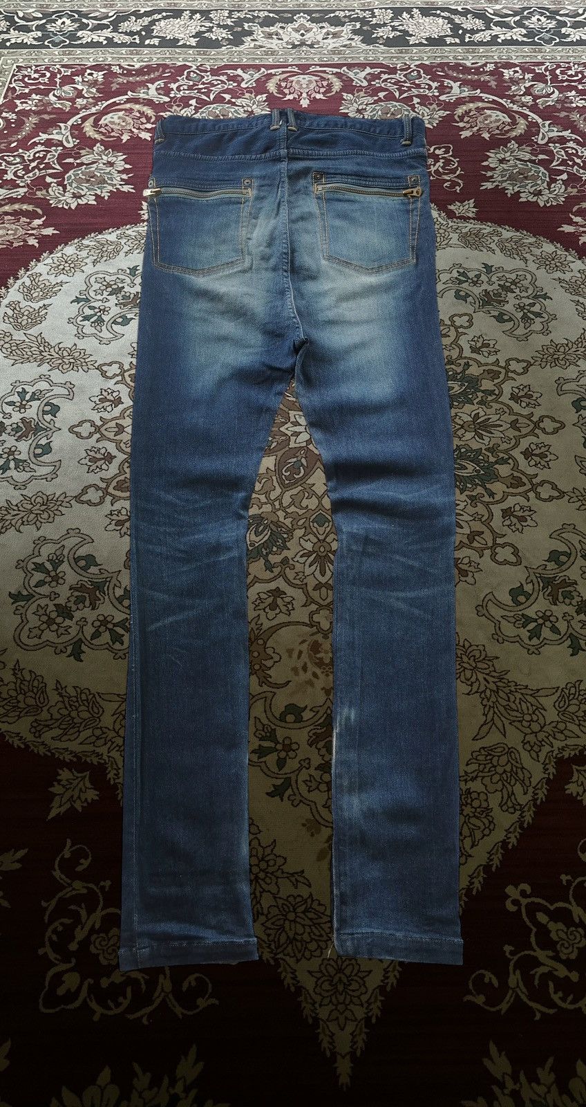 Takahiromiyashita The Soloist. Avantgarde zipper slim jogger biker jeans pants Size US 31 - 7 Thumbnail