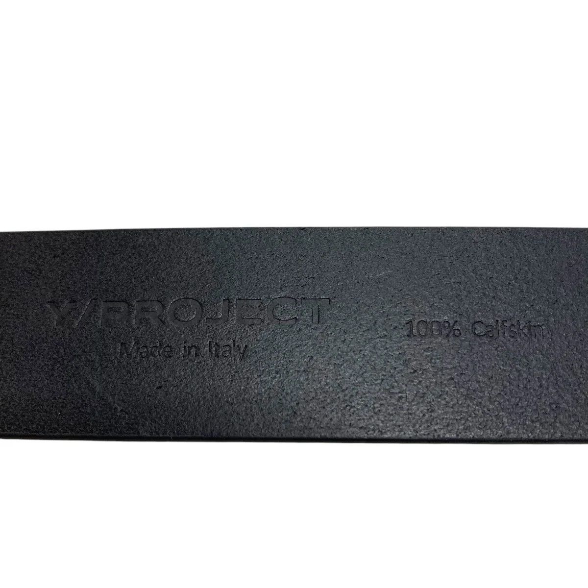 Y/Project SS22 Y Logo Leather Belt Size ONE SIZE - 6 Thumbnail