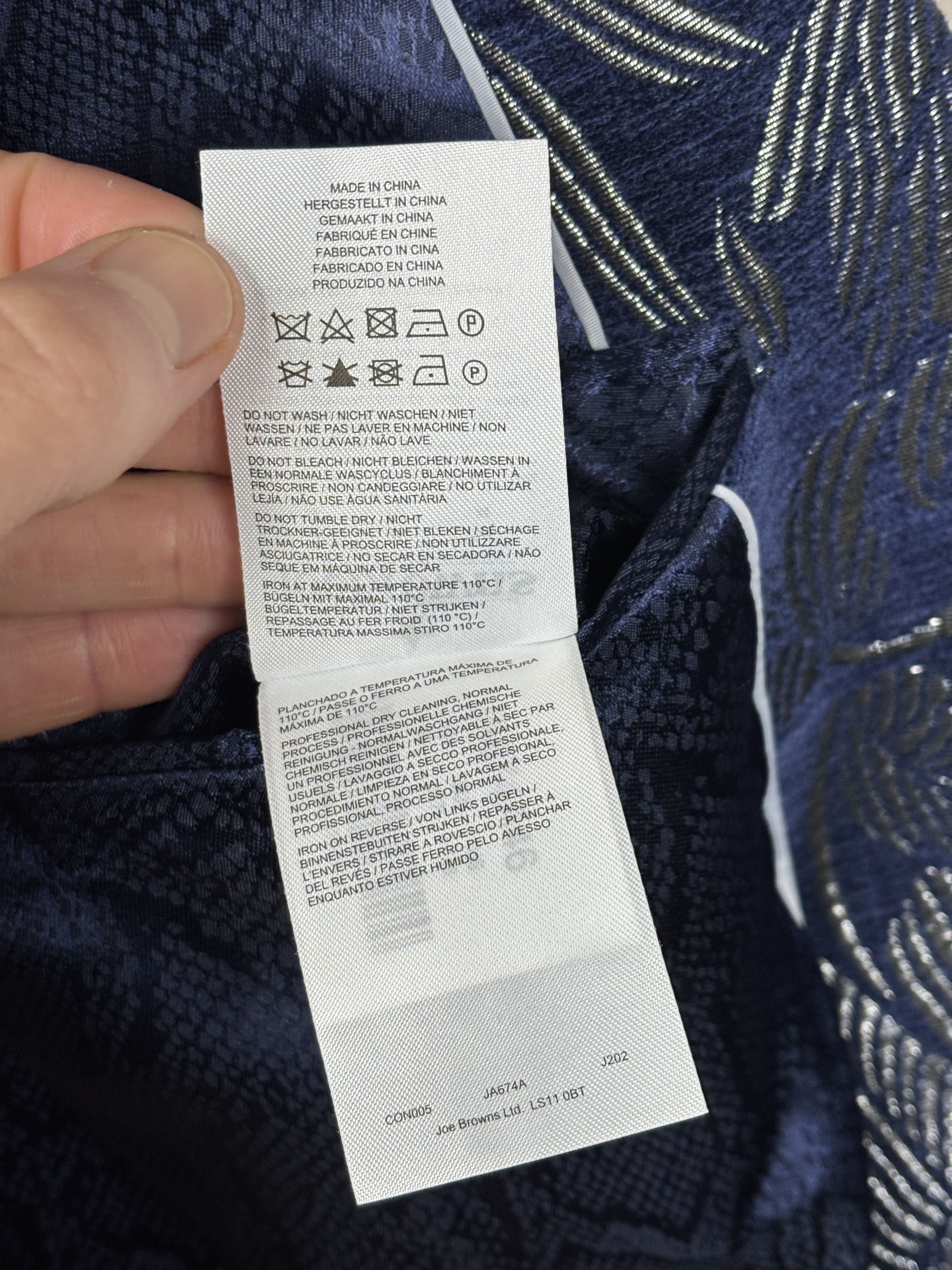 Joe Browns Joe Browns Silver Jacquard Blazer Size UK/US 46, EU 56 Size 46R - 14 Thumbnail