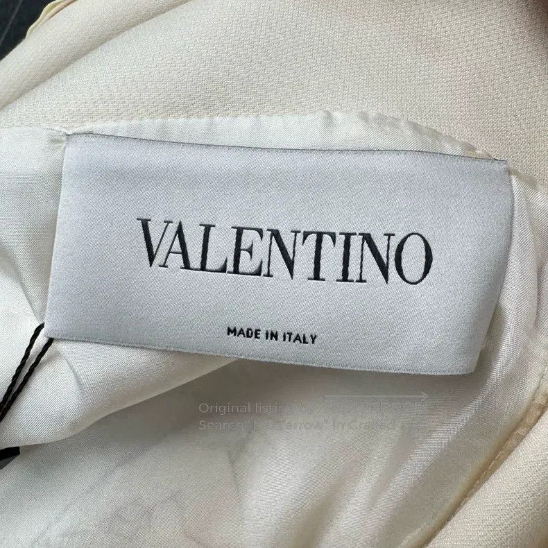 Valentino Valentino Heavy embroidered ruffled wool dress Size M / US 6-8 / IT 42-44 - 7 Thumbnail