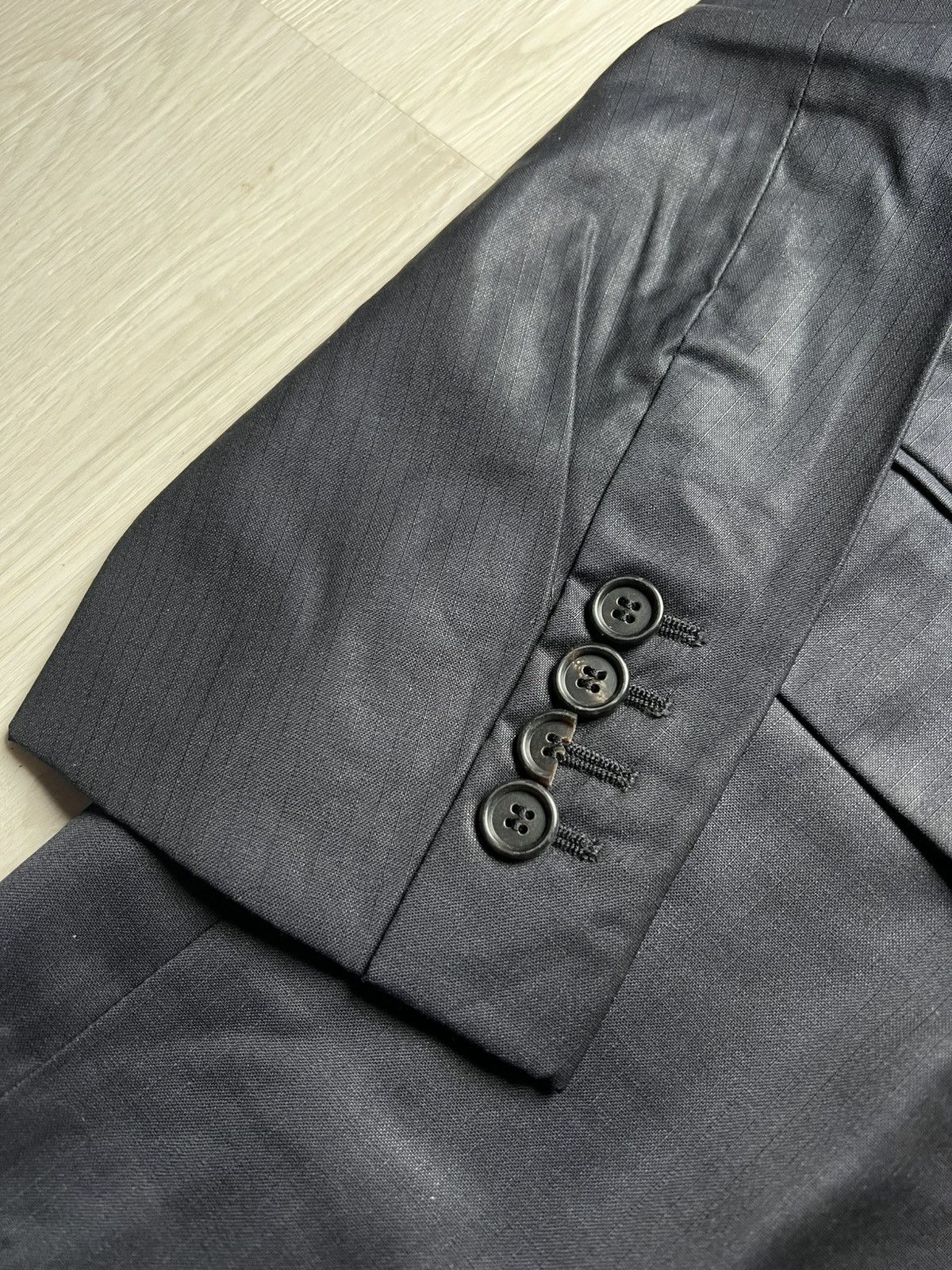 Dior SS07 Dior Hedi Slimane Era Wool Blazer Jacket Size 48S - 9 Thumbnail