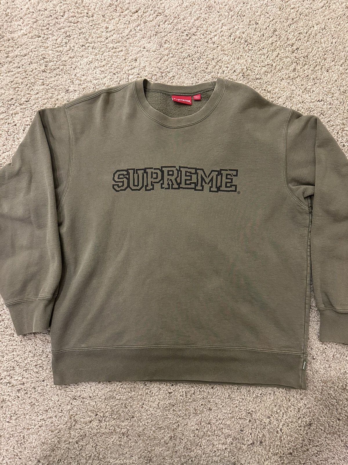 Supreme Supreme Sweatshirt Green Size US L / EU 52-54 / 3 - 1 Thumbnail