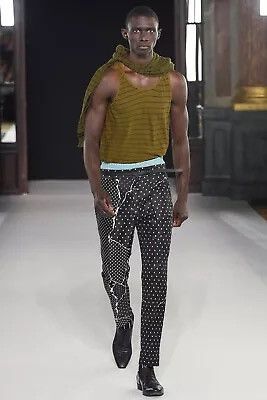 Haider Ackermann Haider Ackermann Black Gaspeite Trousers Size US 30 / EU 46 - 1 Thumbnail