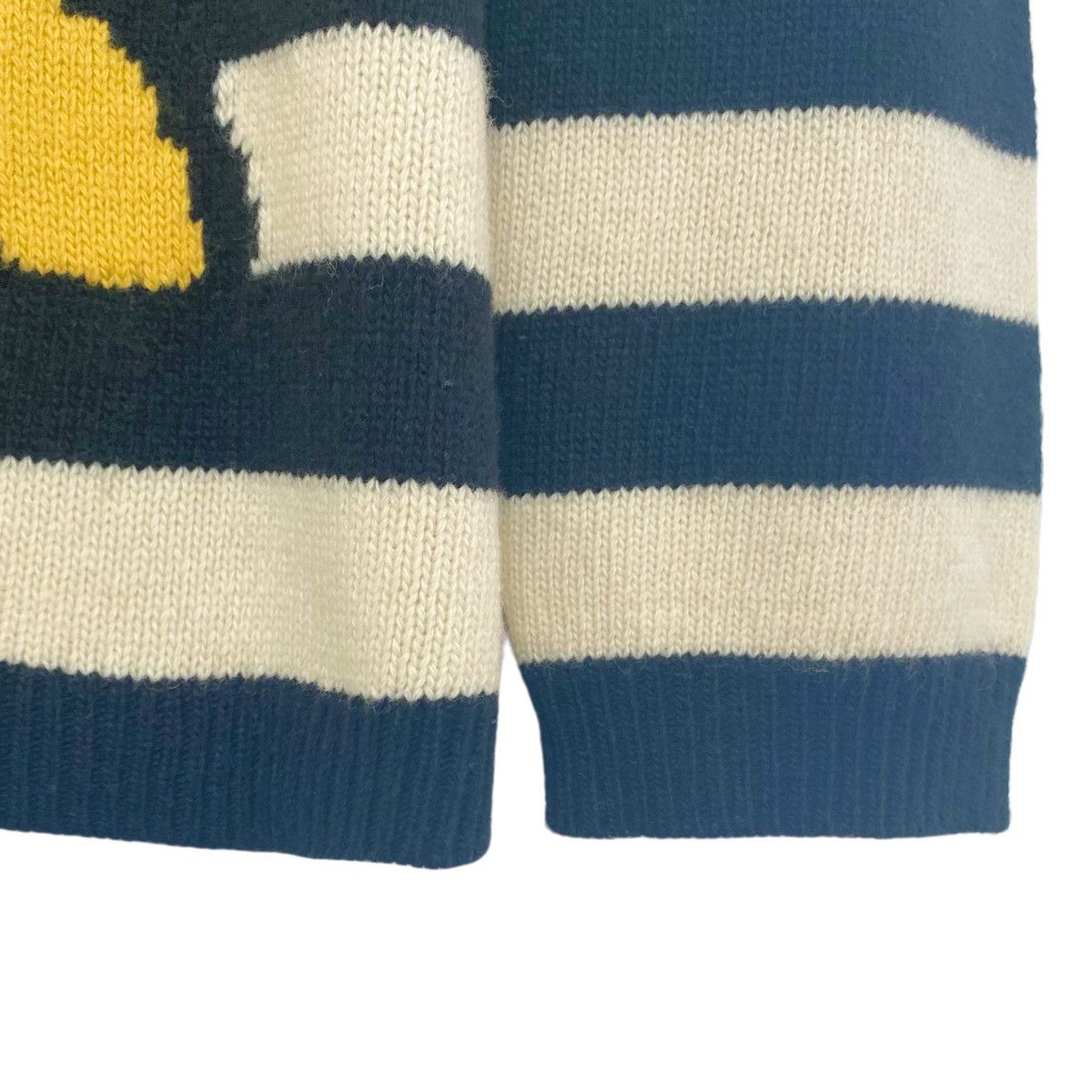 Gucci Gucci Black and White Striped Snoopy Knit Sweater K26WX Size XL / US 12-14 / IT 48-50 - 4 Thumbnail