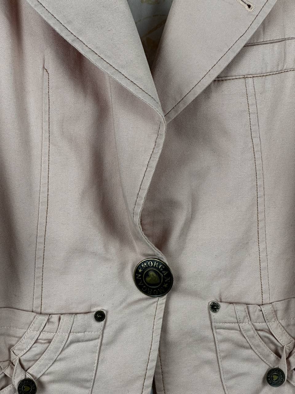 Morgan Homme × Vintage Morgan de Toi Avant Garde Y2K Pink Blazer Jacket Size S / US 4 / IT 40 - 5 Thumbnail