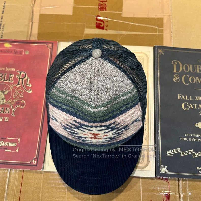 RRL Ralph Lauren RRL Ralph Lauren Southwest Navajo wool corduroy brim baseb Size ONE SIZE - 5 Thumbnail