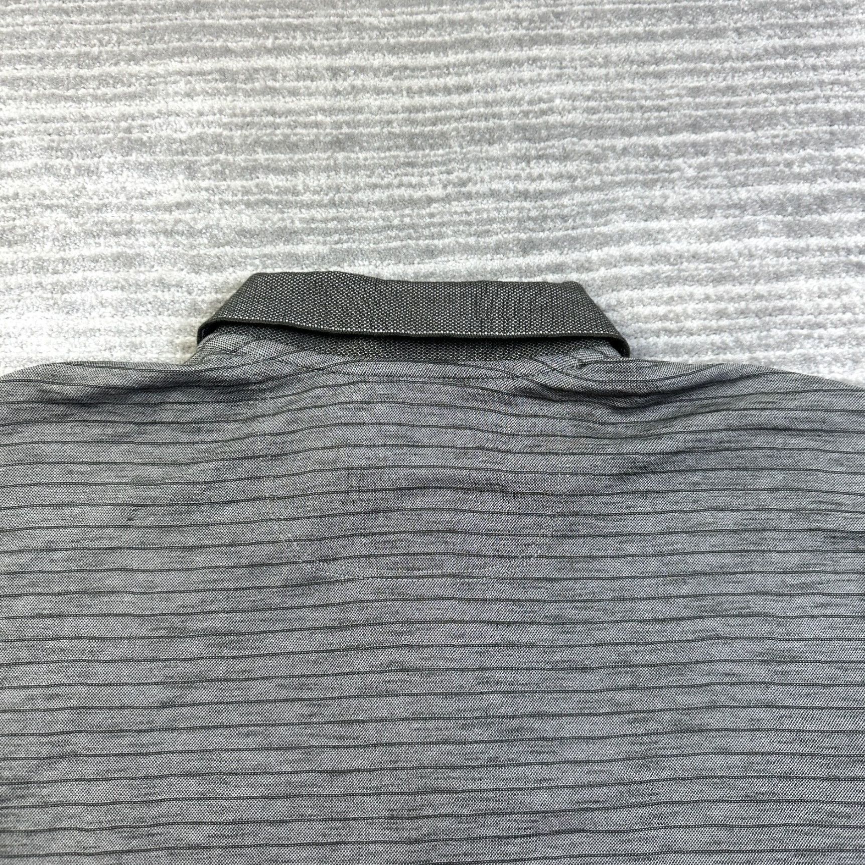 Tommy Bahama Tommy Bahama Polo Shirt Medium Gray Striped Casual Marlin Mens Size US M / EU 48-50 / 2 - 6 Thumbnail