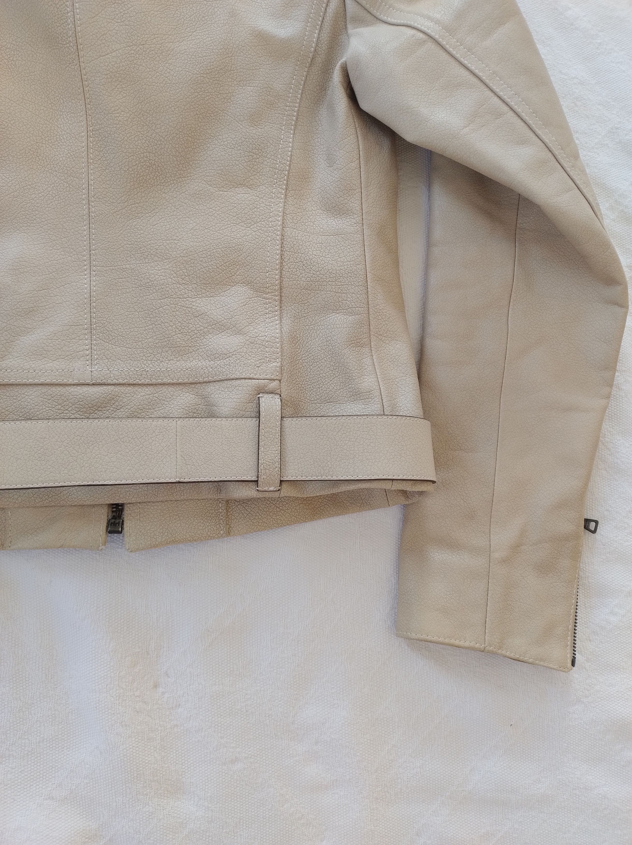 Prada Prada Biker Leather Jacket Shearling collar Belt S archive Size S / US 4 / IT 40 - 12 Thumbnail