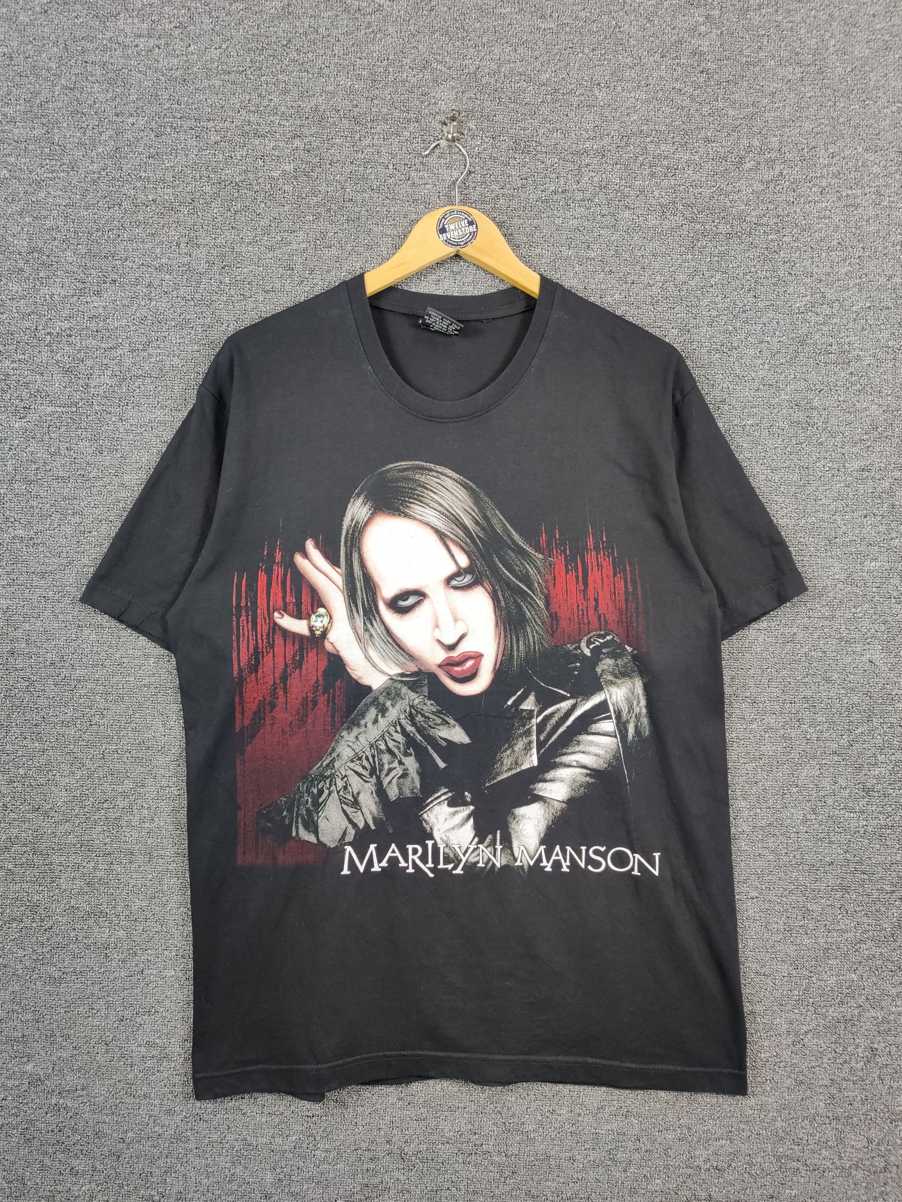 Band Tees Vintage Marilyn Manson Rock Band Tee Tshirt Size US L / EU 52-54 / 3 - 1 Thumbnail