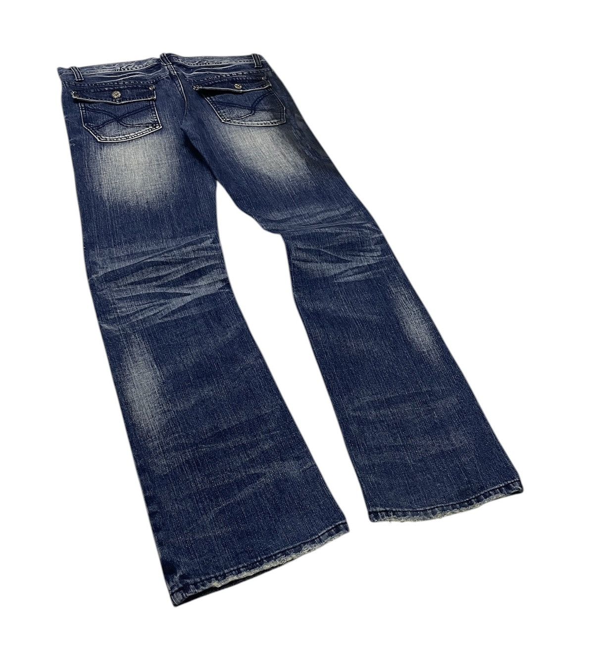 If Six Was Nine XFRM Japan Distressed Jeans Size US 34 / EU 50 - 6 Thumbnail