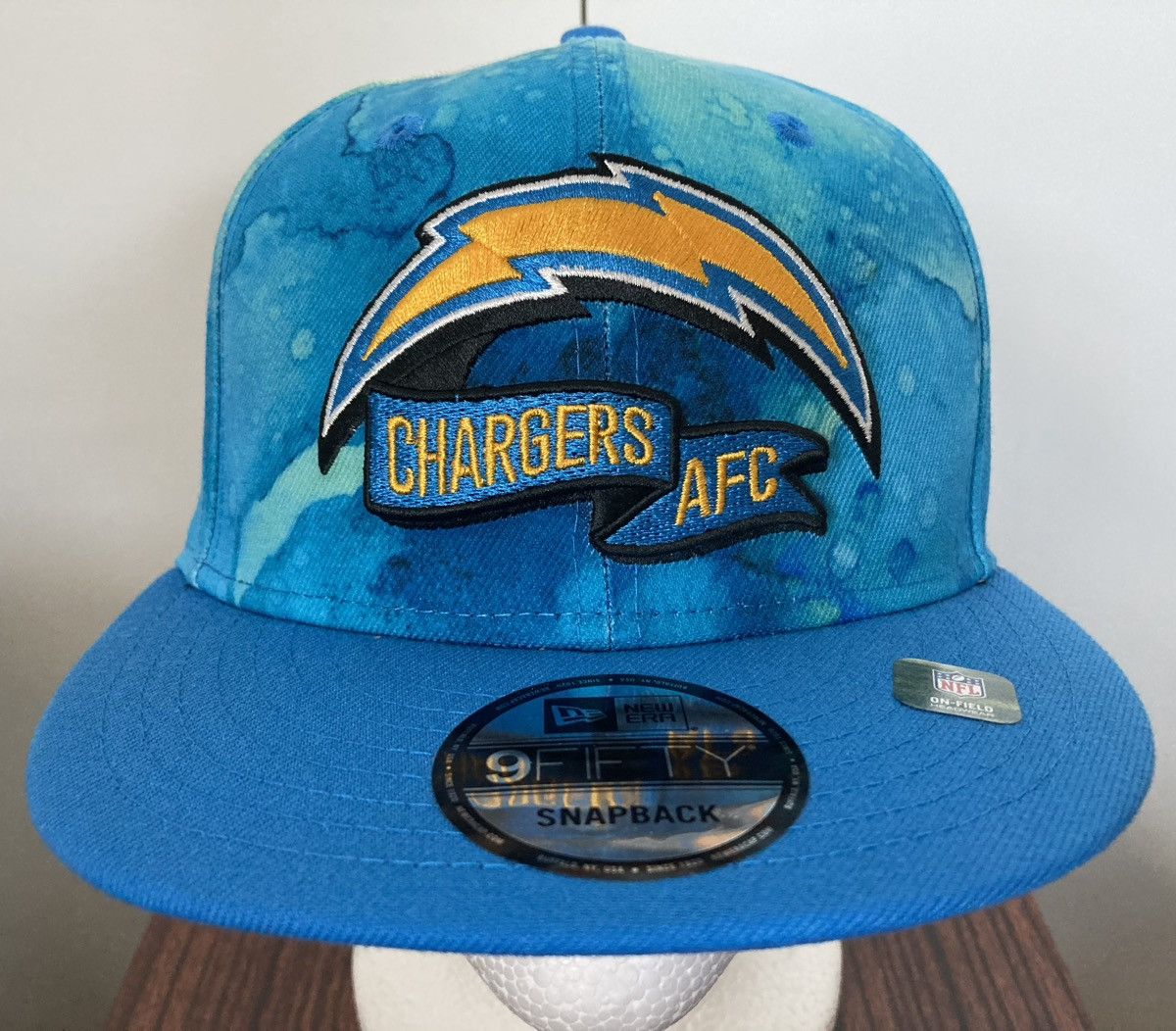 NFL × New Era SAN DIEGO CHARGERS AFC NEW ERA SNAPBACK NFL SIDELINE INK DYE Size ONE SIZE - 2 Thumbnail