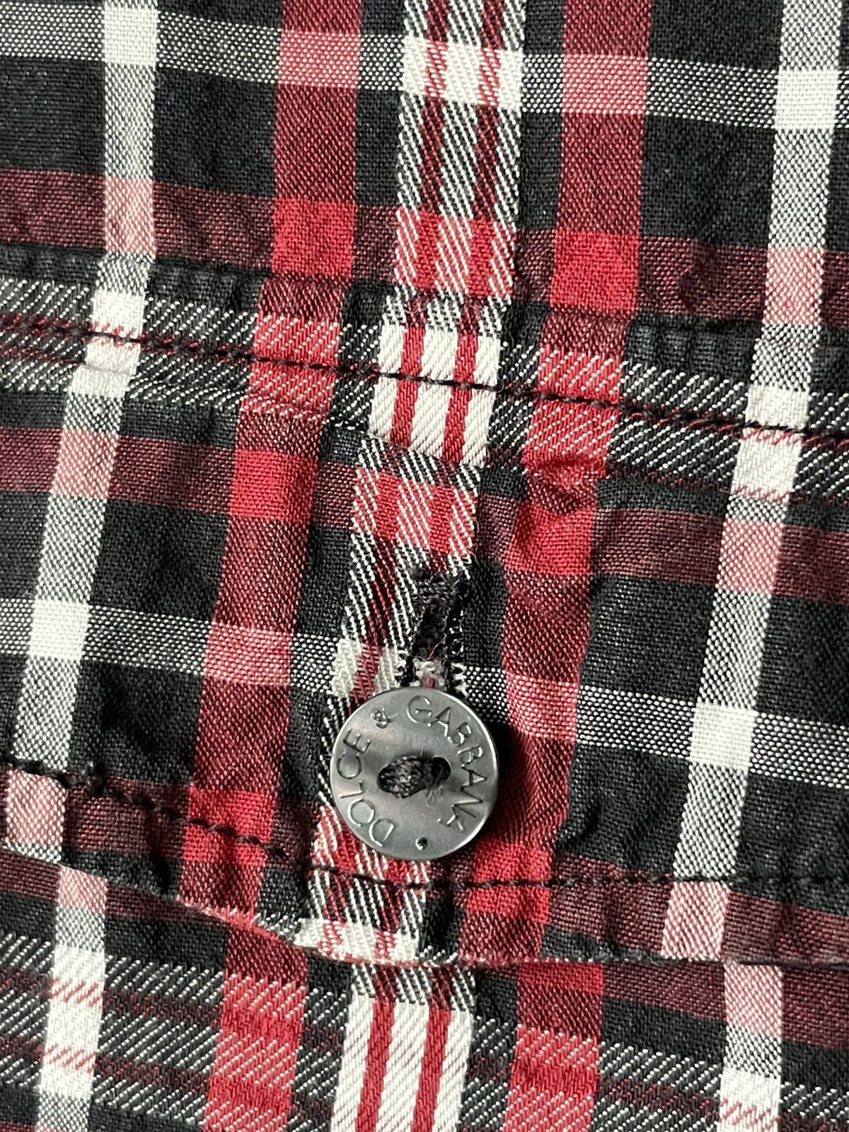 Dolce & Gabbana Dolce & Gabbana Martini Flannel Shirt Button Up Size US M / EU 48-50 / 2 - 12 Thumbnail