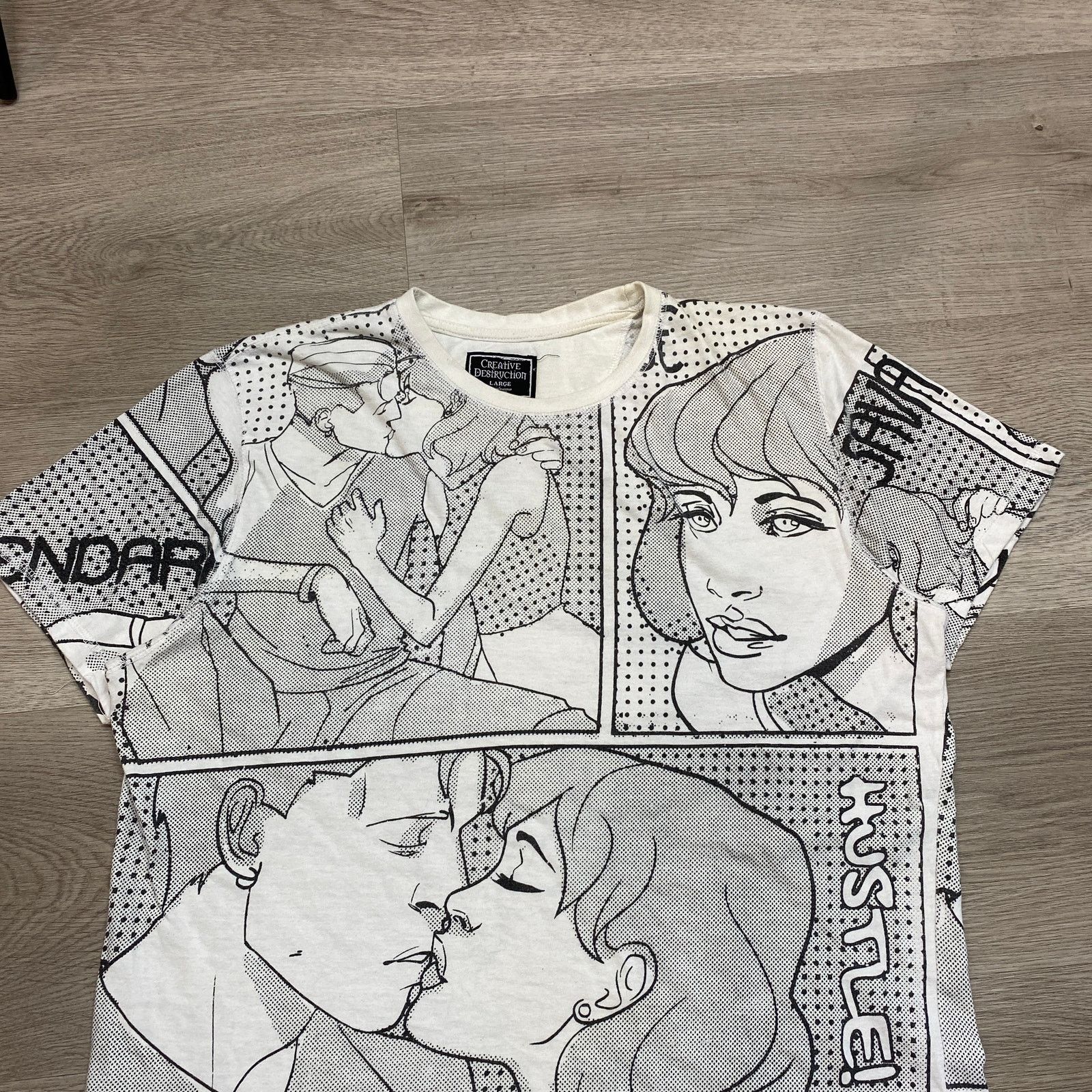 Other Rare Creative Destruction Pop Art AOP T Shirt Men's Large Size US L / EU 52-54 / 3 - 2 Thumbnail