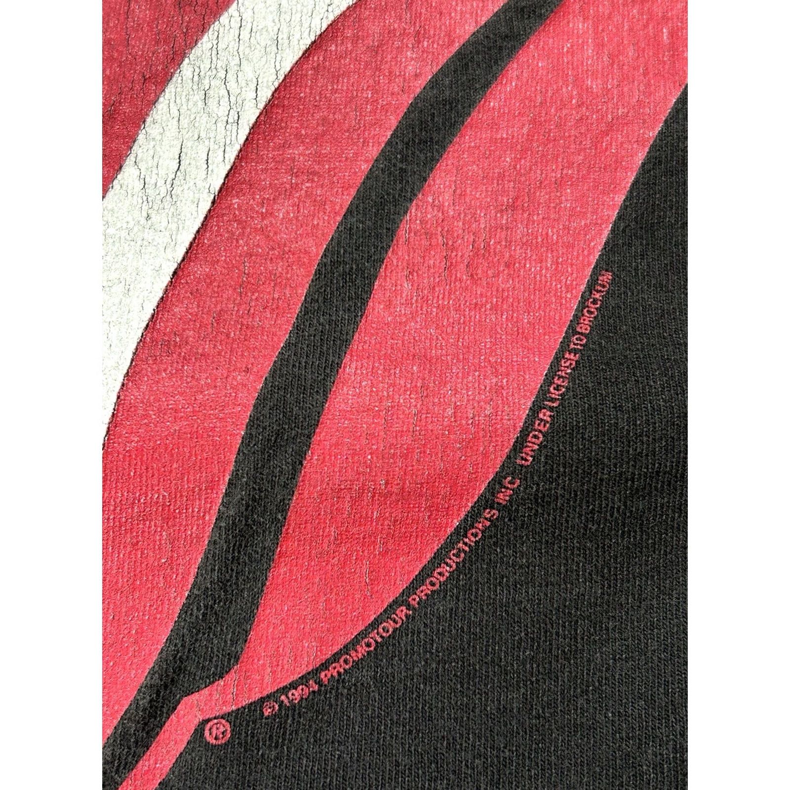 Vintage VINTAGE Brockum Worldwide Rolling Stones Voodoo Lounge 94/95 World Tour T-Shirt XL Black 90s Rock Mens Size US XL / EU 56 / 4 - 5 Thumbnail