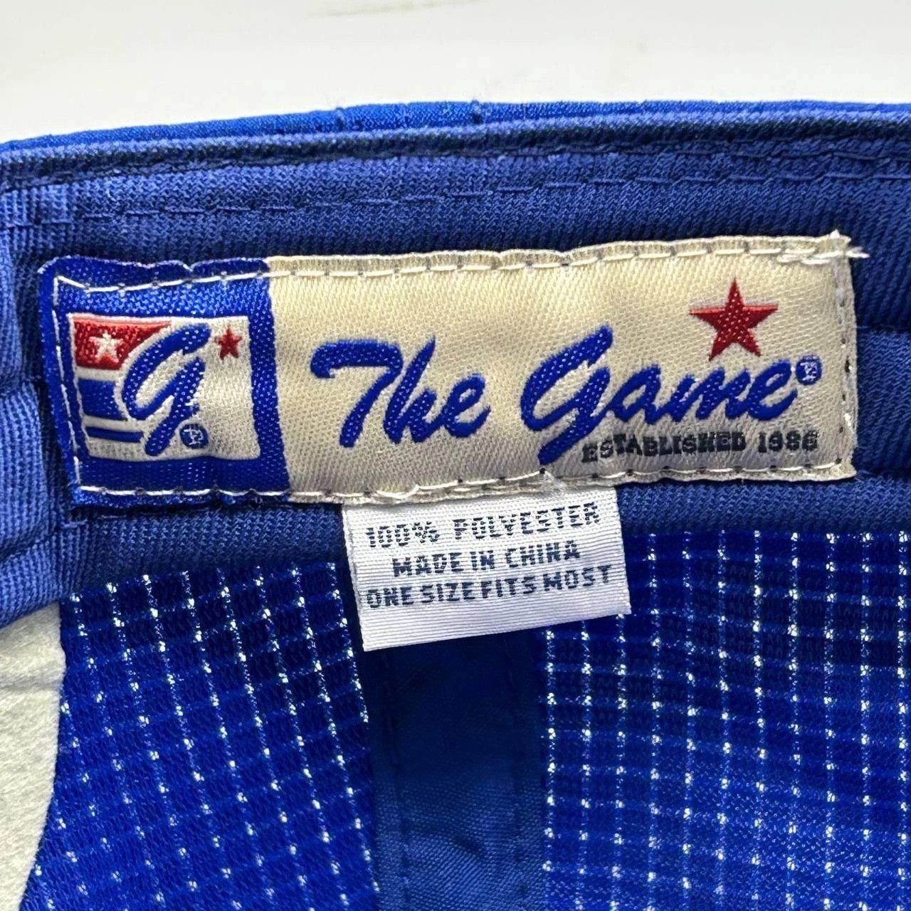 The Game Golfer Legends Hat Men Blue The Game Strap Back Cap New Size ONE SIZE - 3 Thumbnail