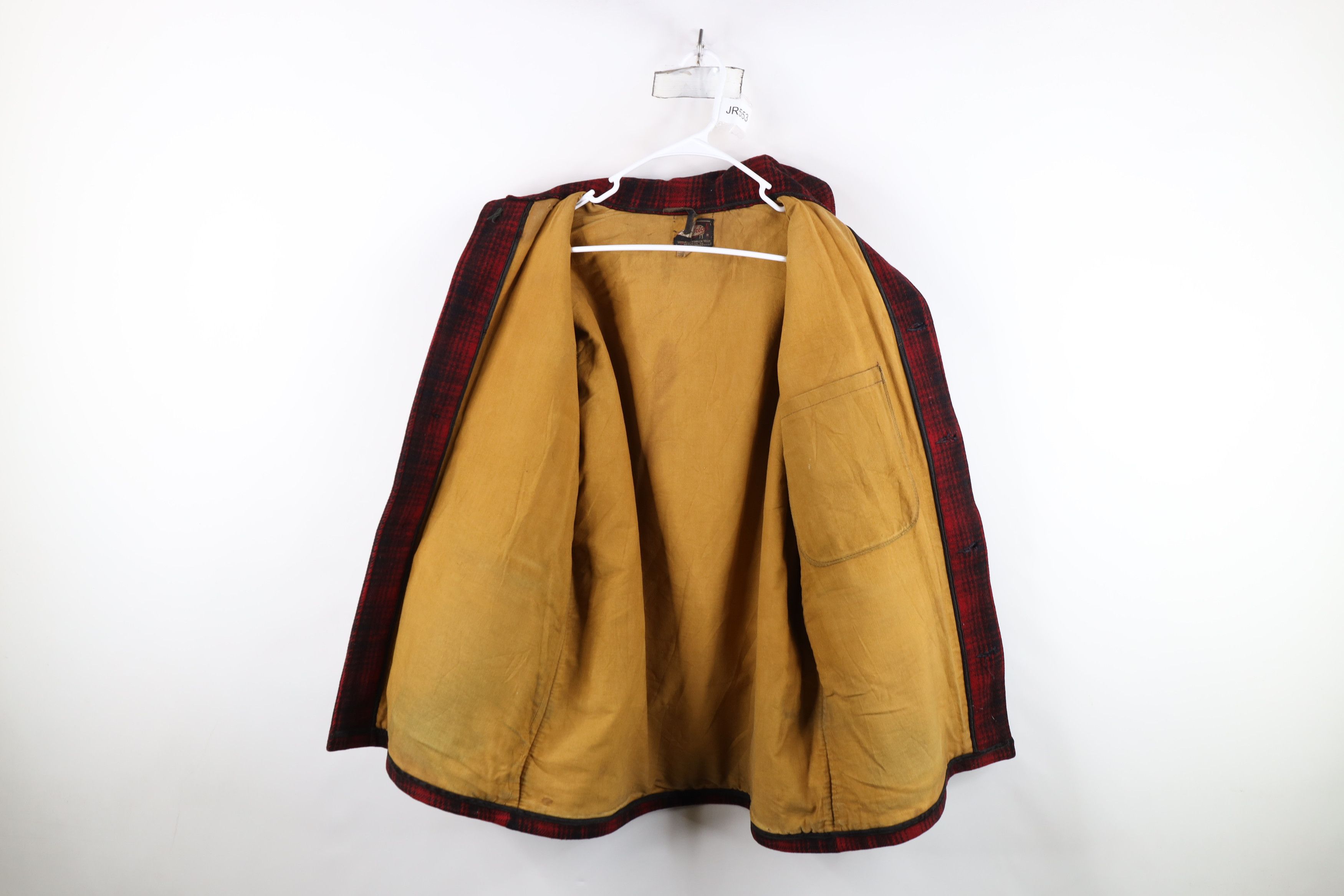 Woolrich Woolen Mills Vintage 50s Woolrich Heavyweight Wool Mackinaw Jacket USA Size US XXL / EU 58 / 5 - 14 Thumbnail