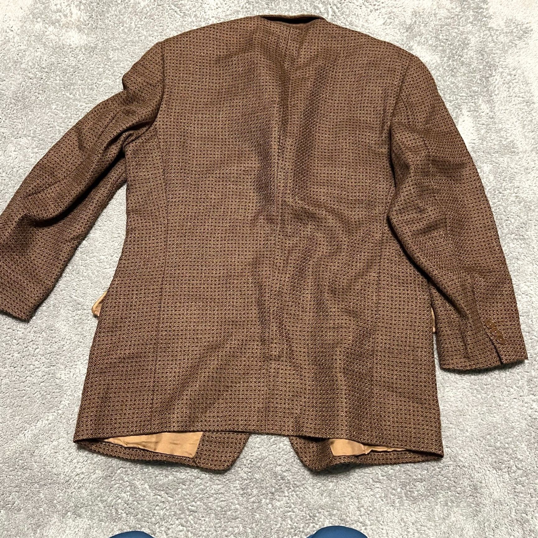 Ermenegildo Zegna Ermenegildo Zegna Blazer Coat Mens 44 Wool Brown US 56 Casual Jacket Blazer Mens 44 Sports Coat Wool Brown Size 44R - 2 Thumbnail
