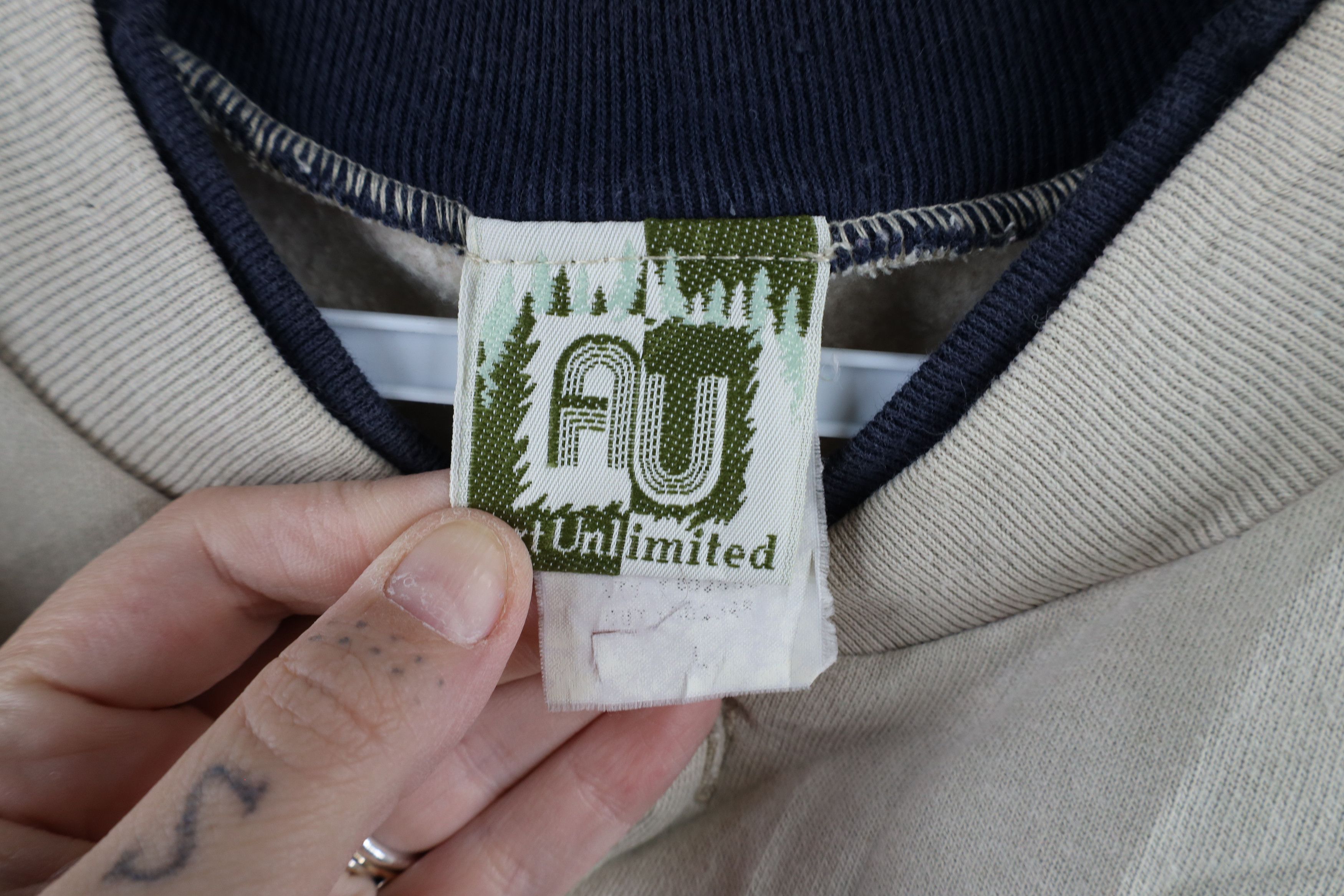 Vintage Vintage 90s Art Unlimited Boat Dock Beach Sweatshirt USA Size US L / EU 52-54 / 3 - 13 Thumbnail