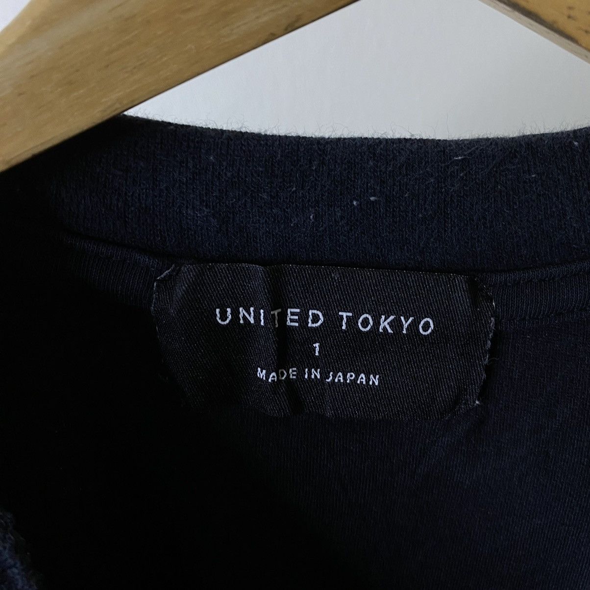 Japanese Brand United Tokyo Black Blank Oversized Tee Made In Japan Size US XL / EU 56 / 4 - 3 Thumbnail