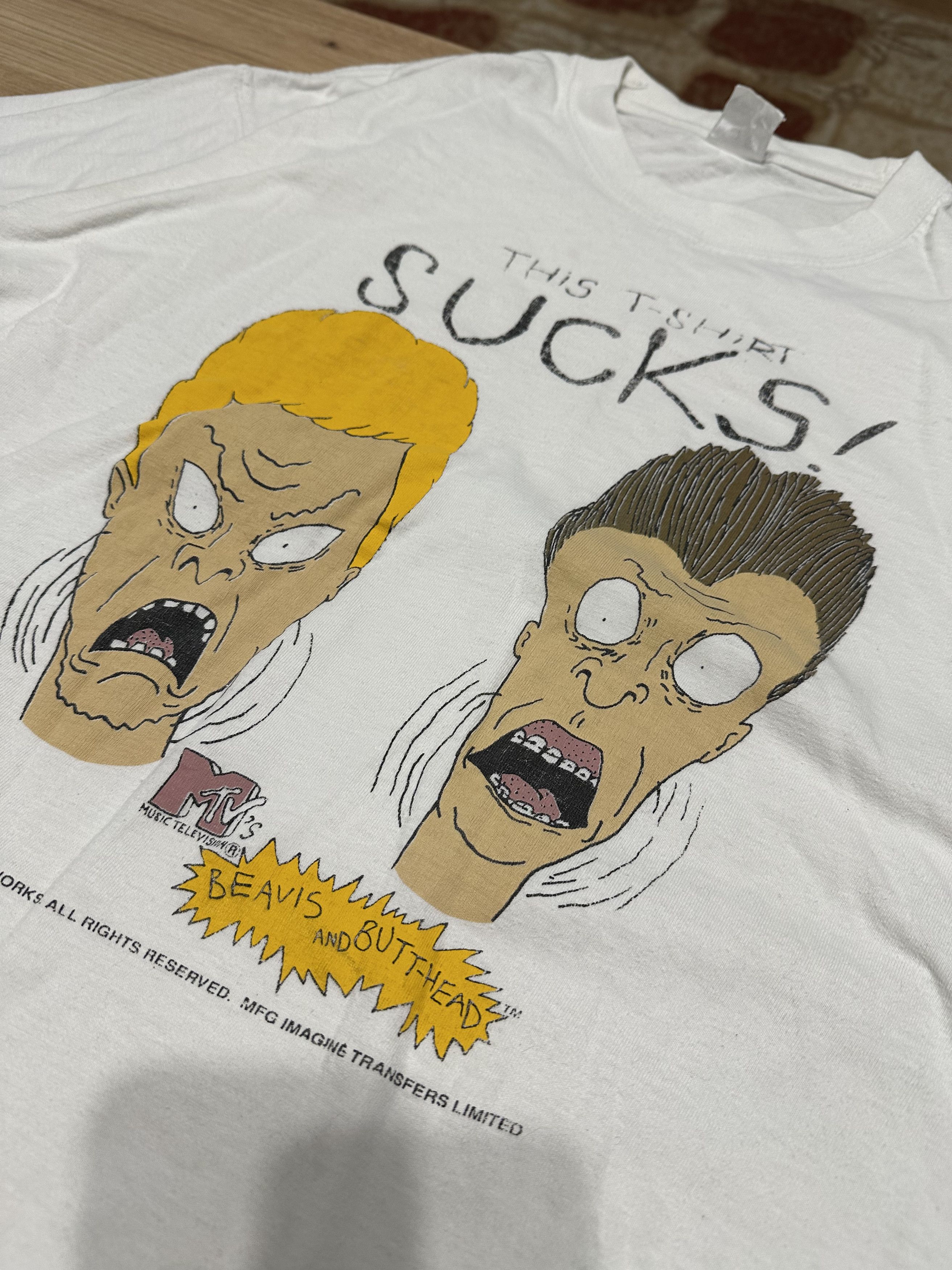 Mtv × Vintage 🔥EXCLUSIVE🔥 Beavis and Butt-Head T-Shirt Size US L / EU 52-54 / 3 - 5 Thumbnail
