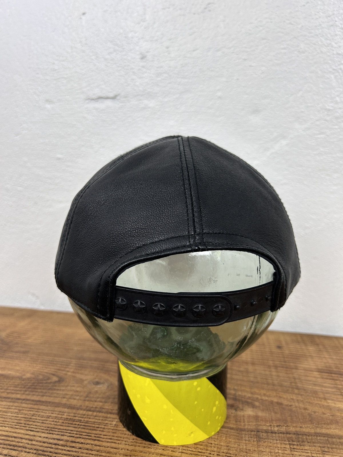 Mercedes-Benz × Vintage 90s Vintage Mercedes Benz Embroidery Retro Leather Cap Size ONE SIZE - 5 Thumbnail
