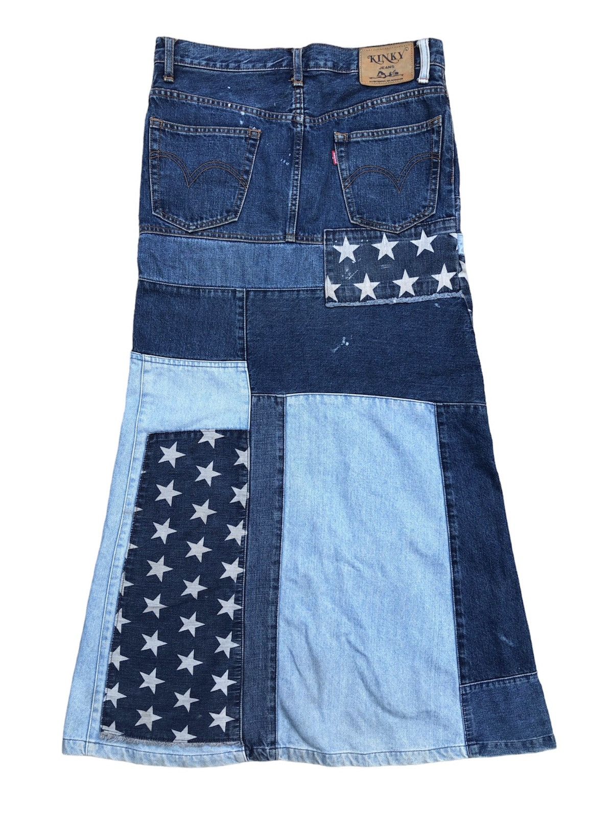 Beauty Beast × Hysteric Glamour × Japanese Brand Hysteric Glamour Kinky Patcwork Denim Long Skirt Size US 30 / EU 46 - 3 Thumbnail