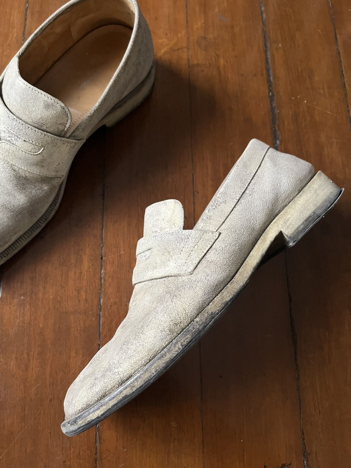 Maison Margiela 2020 Maison Margiela White Tabi Advocate Loafers Size US 7 / EU 40 - 9 Thumbnail