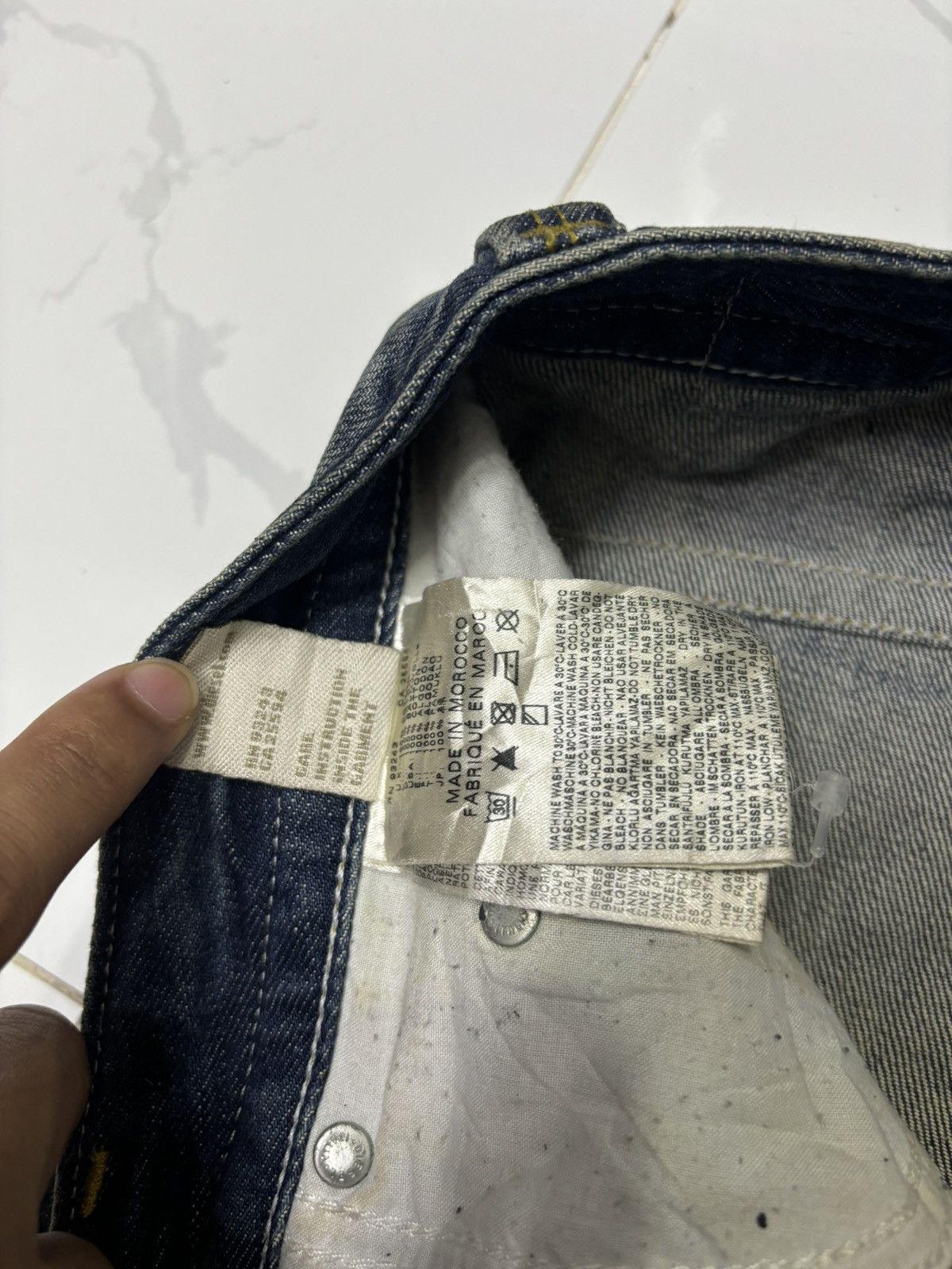 Diesel DIESEL CLAW MARK DISTRESSED SLIM SKINNY JEANS Size US 34 / EU 50 - 14 Thumbnail