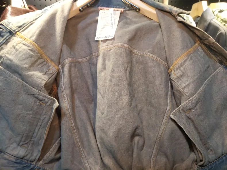 Acne Studios acne studios size:34 Washed aged denim jacket 2505-Nextarr Size US XXS / EU 40 - 6 Thumbnail