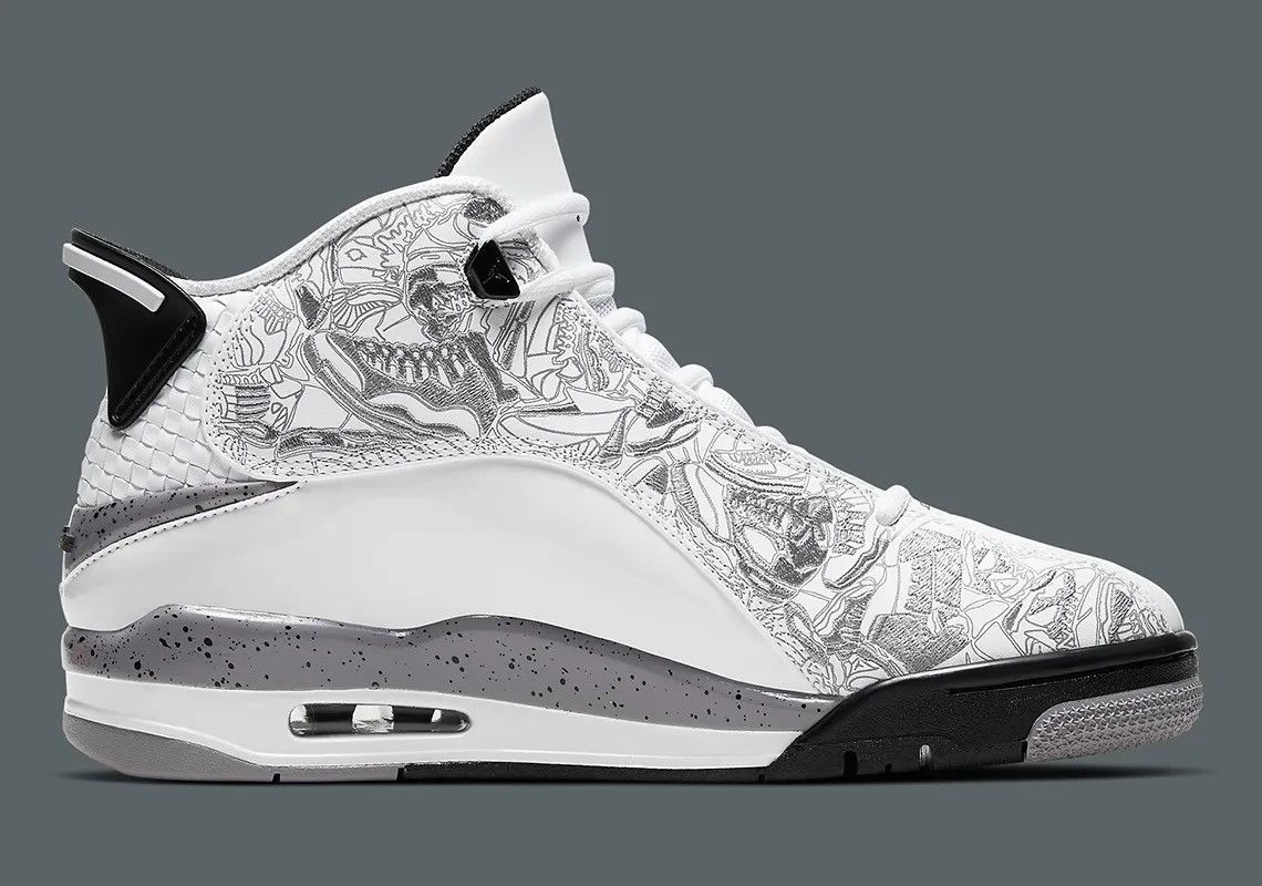 Jordan Brand Jordan Air Jordan Dub Zero White Cement Sneakers 311046-105 Size US 10 / EU 43 - 2 Thumbnail