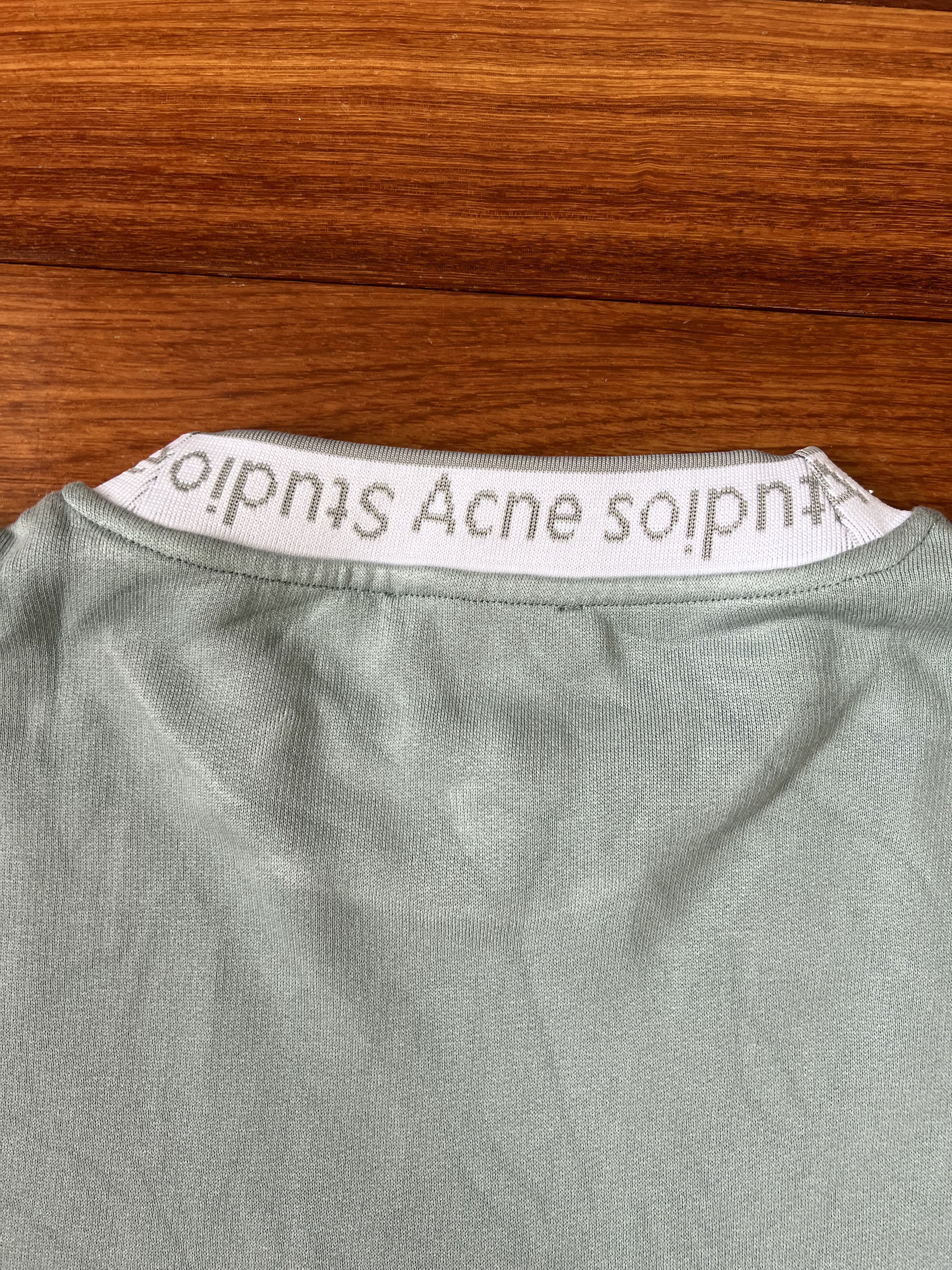 Acne Studios 💚 Acne Studios Mint Logo Crewneck Large NEW Size US L / EU 52-54 / 3 - 7 Thumbnail