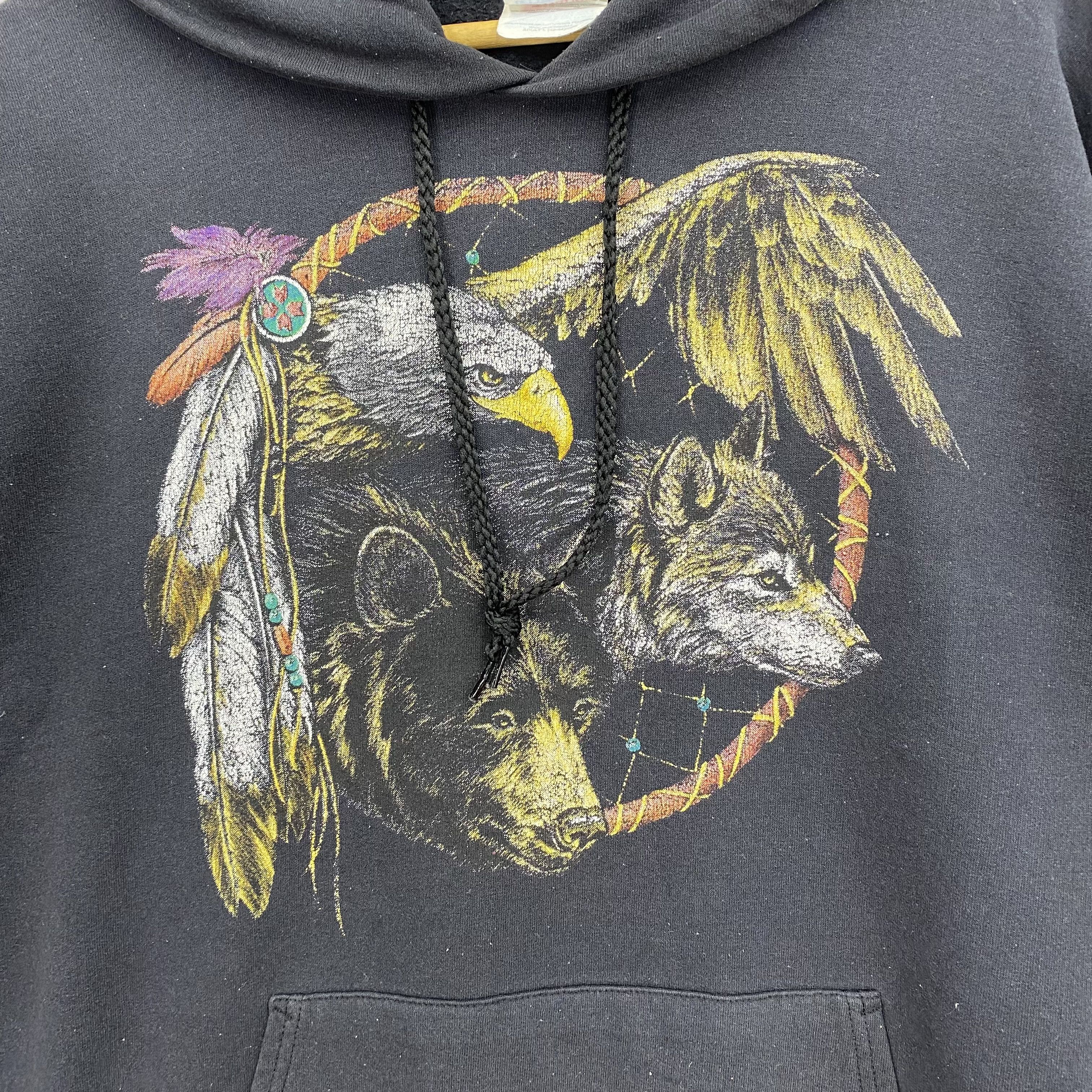 Native Vintage Native Indian Americana Sweater Hoodie Sweatshirt Size US L / EU 52-54 / 3 - 6 Thumbnail
