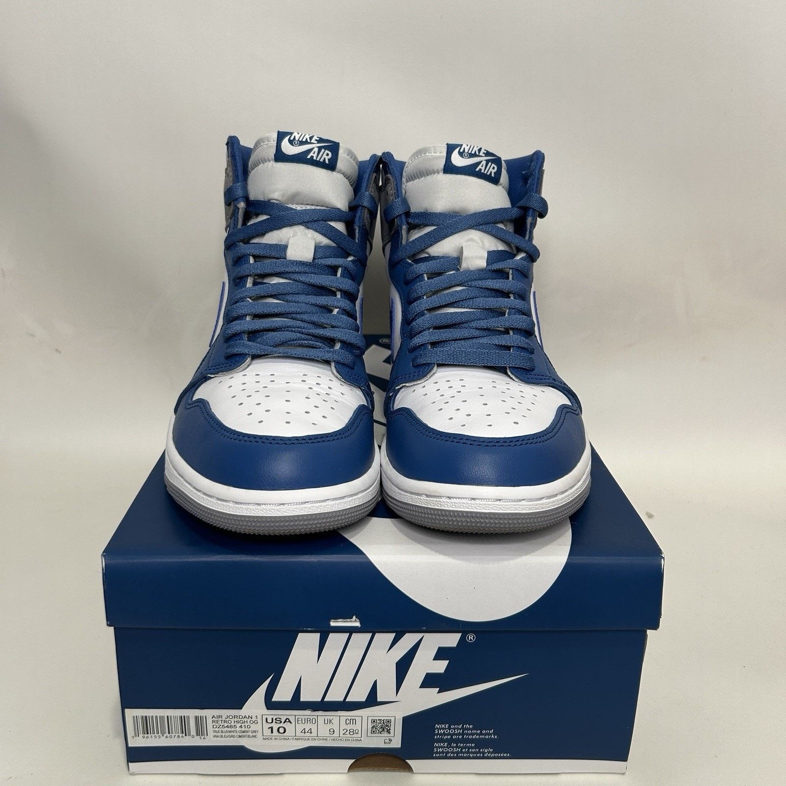 Nike Nike Air Jordan 1 Retro High OG “True Blue” Size US 10 / EU 43 - 2 Thumbnail