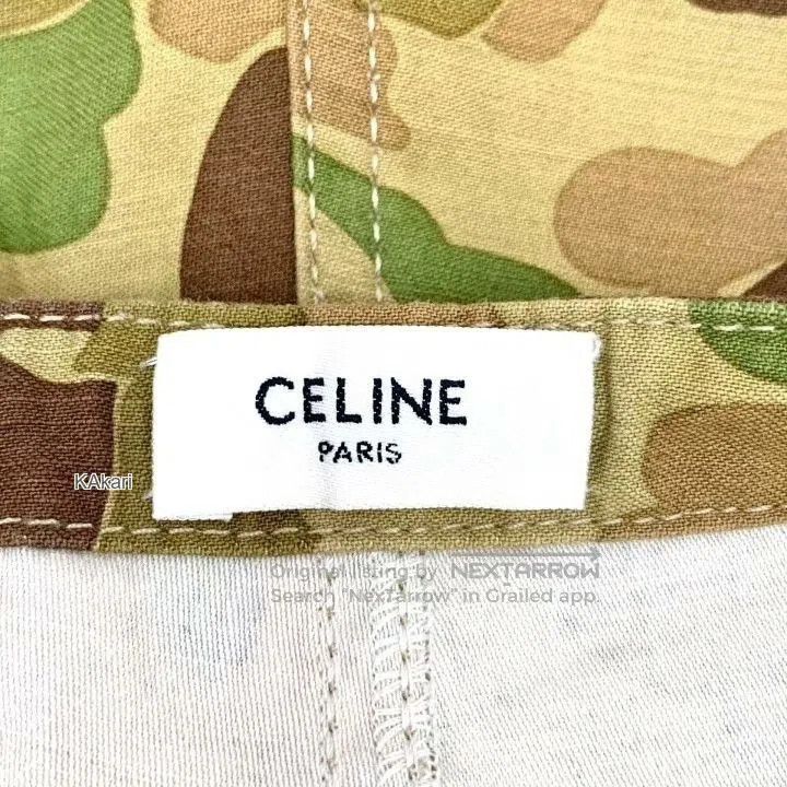 Celine Celine Camo Cargo Drawstring Pants. Size US 40 / EU 56 - 6 Thumbnail