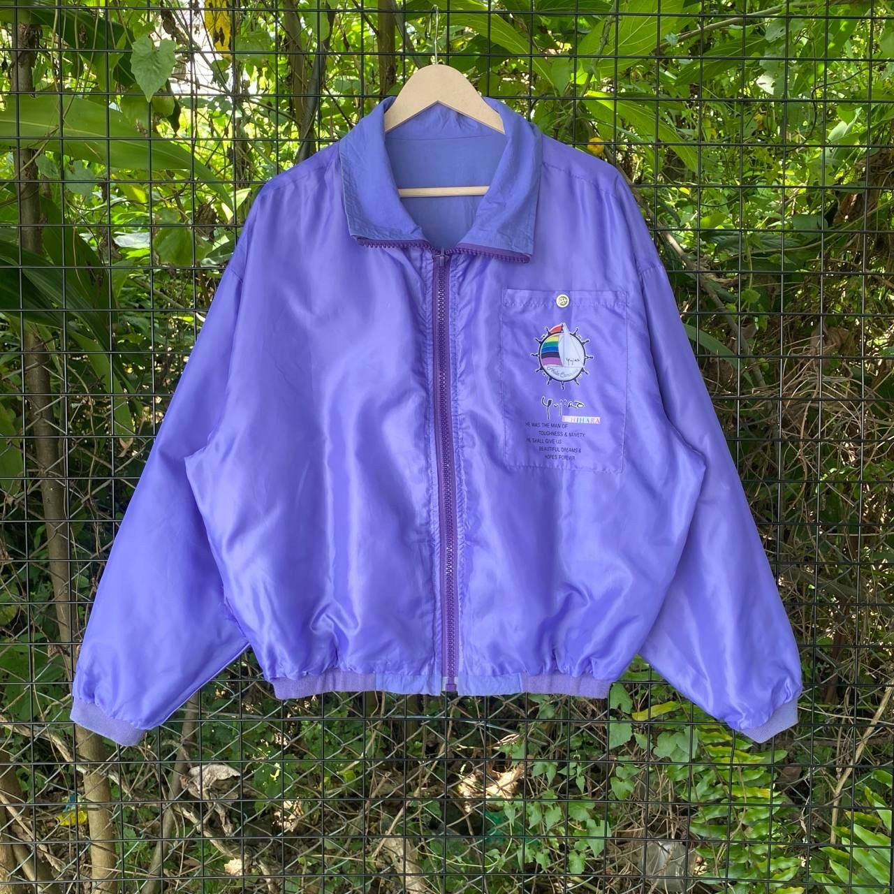 Designer × Japanese Brand × Vintage Vtg Designer Yujiro Ishihara Baggy Light Zipper Jacket Size US M / EU 48-50 / 2 - 12 Thumbnail