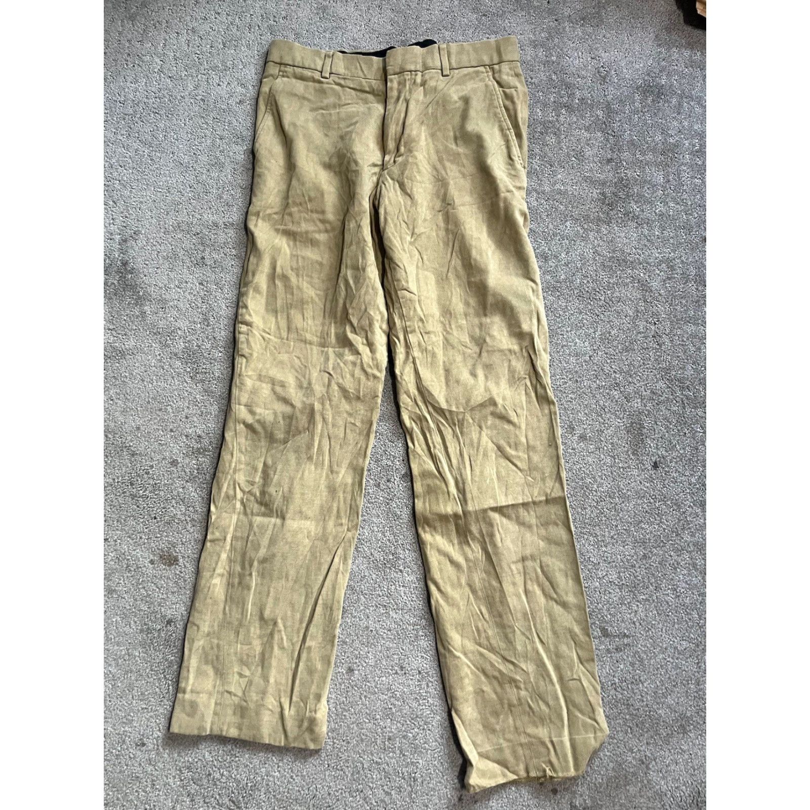 Banana Republic VINTAGE Banana Republic Pants Mens Flat Front 32x34 Khaki Y2K Fit Size US 32 / EU 48 - 2 Thumbnail