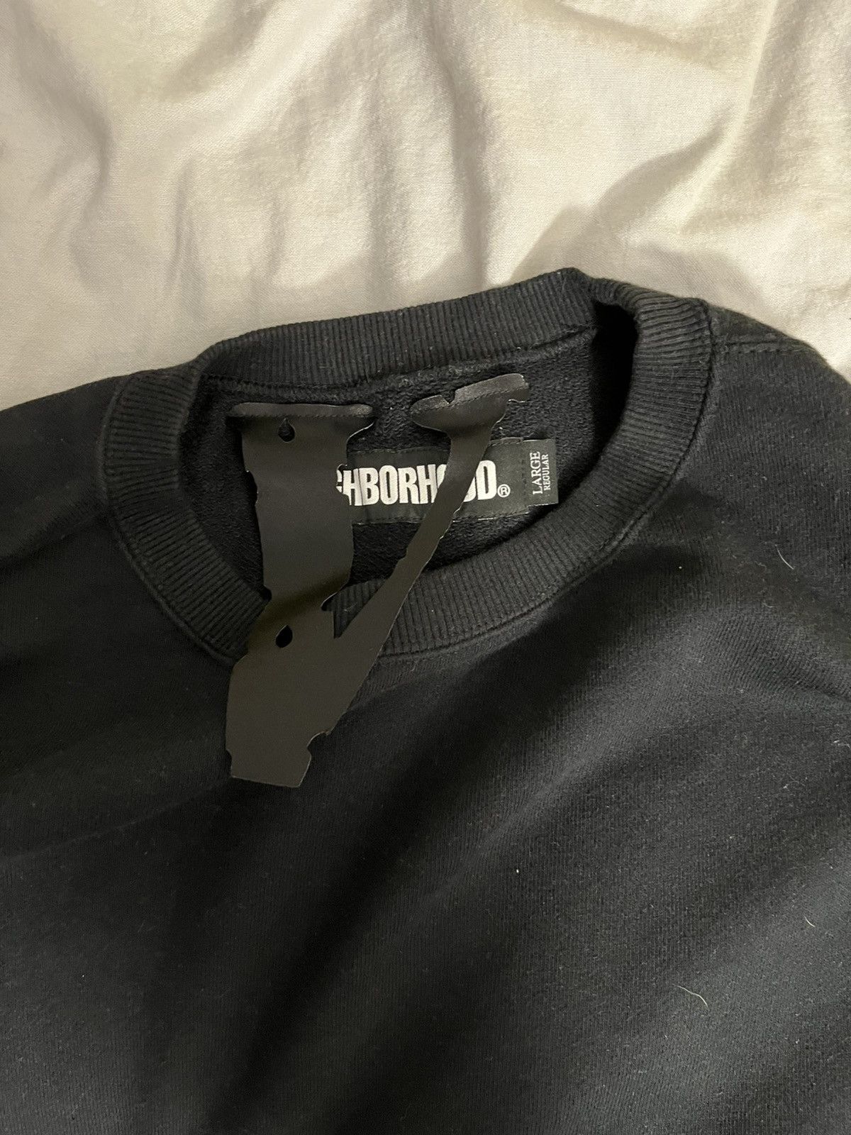Neighborhood × Vlone Vlone neighborhood black skull flames crewneck Size US L / EU 52-54 / 3 - 4 Thumbnail