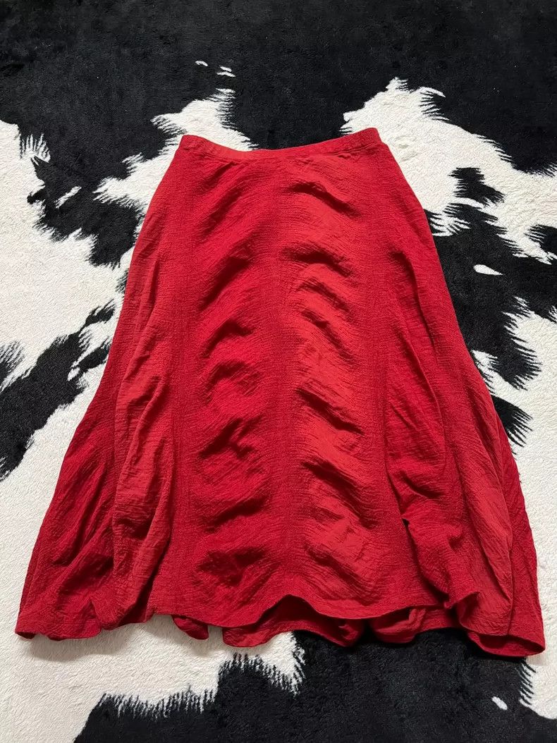 Issey Miyake issey miyake size:m Pleated bubble wool skirt Size 42" / US 20 - 6 Thumbnail